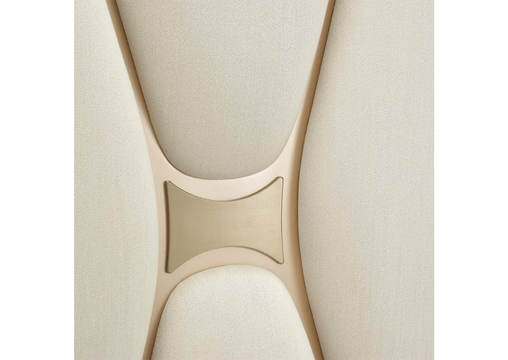 La Rachelle California King Upholstered Panel Bed - Champagne image 4