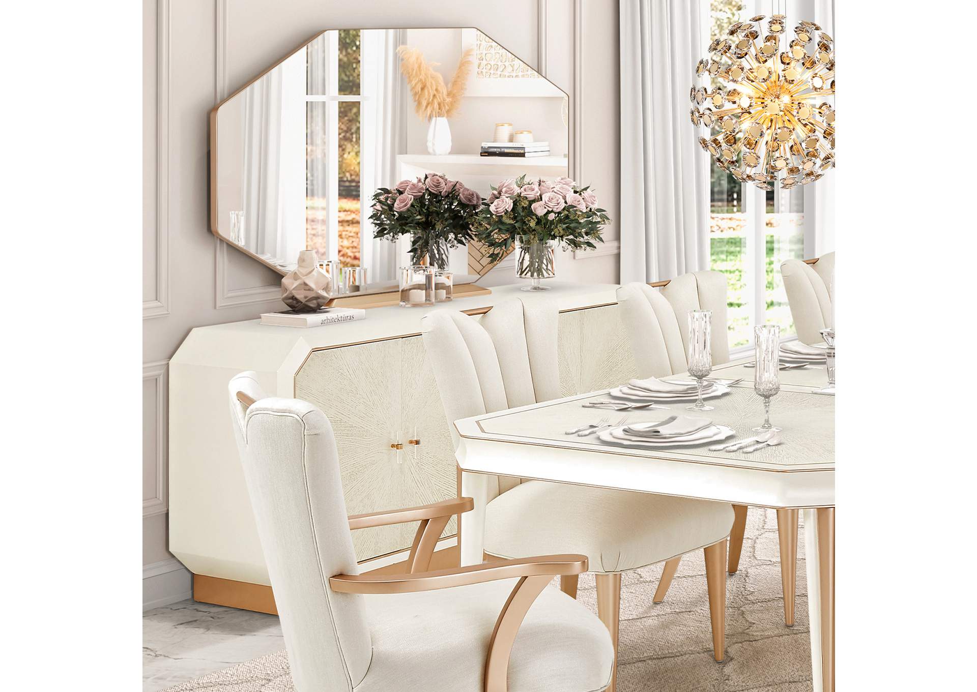 La Rachelle Sideboard Medium Champagne image 13