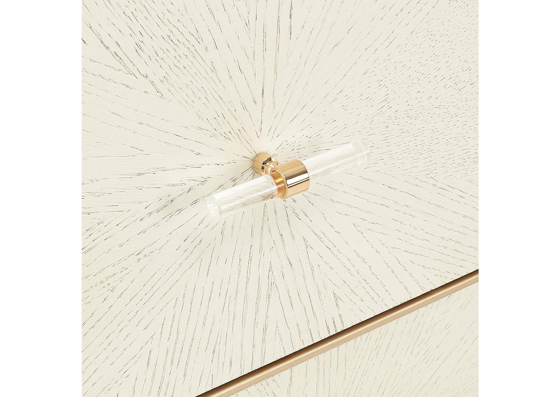 La Rachelle 2-Drawer Nightstand - Champagne
