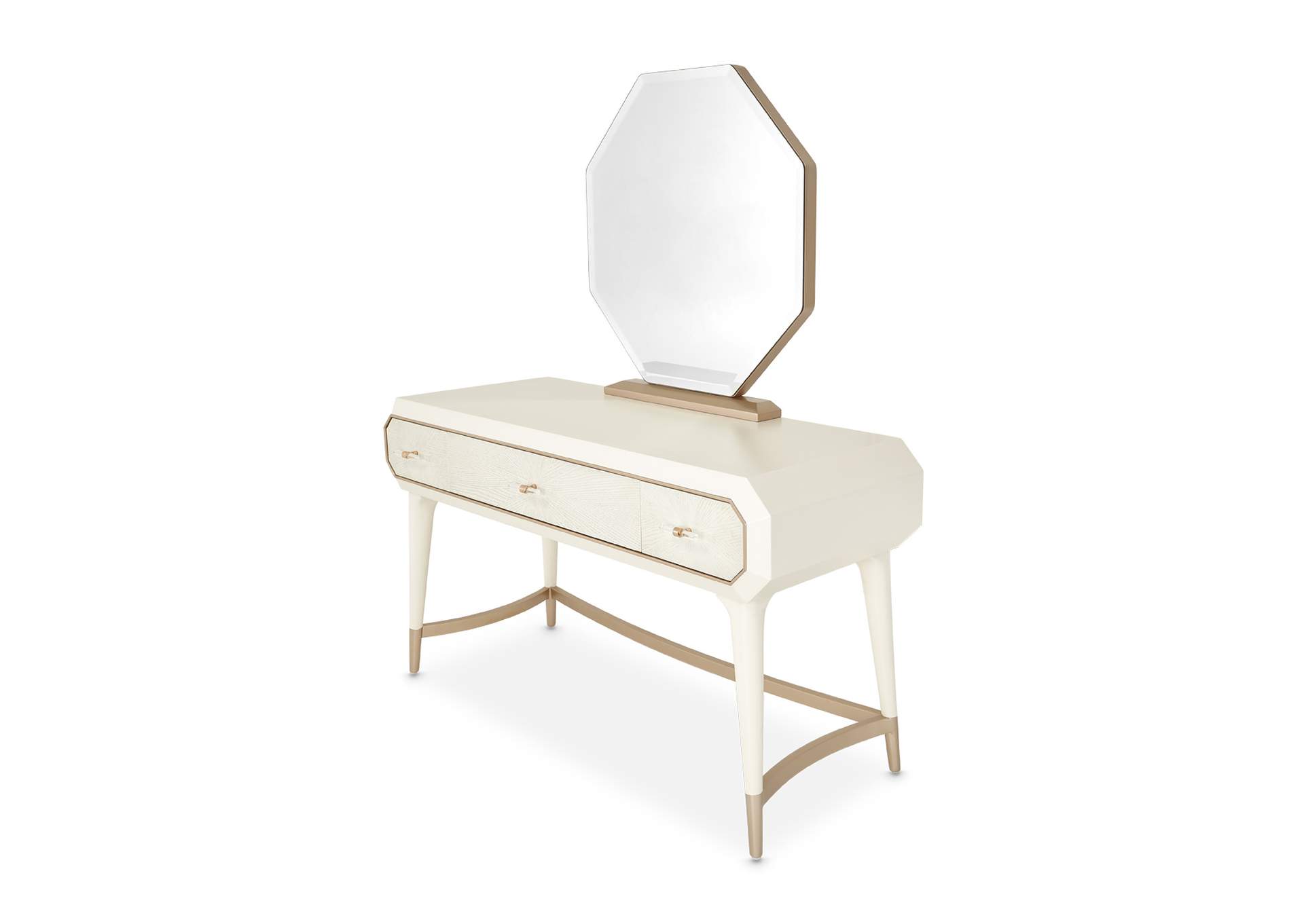 La Rachelle Vanity Mirror - Champagne image 7