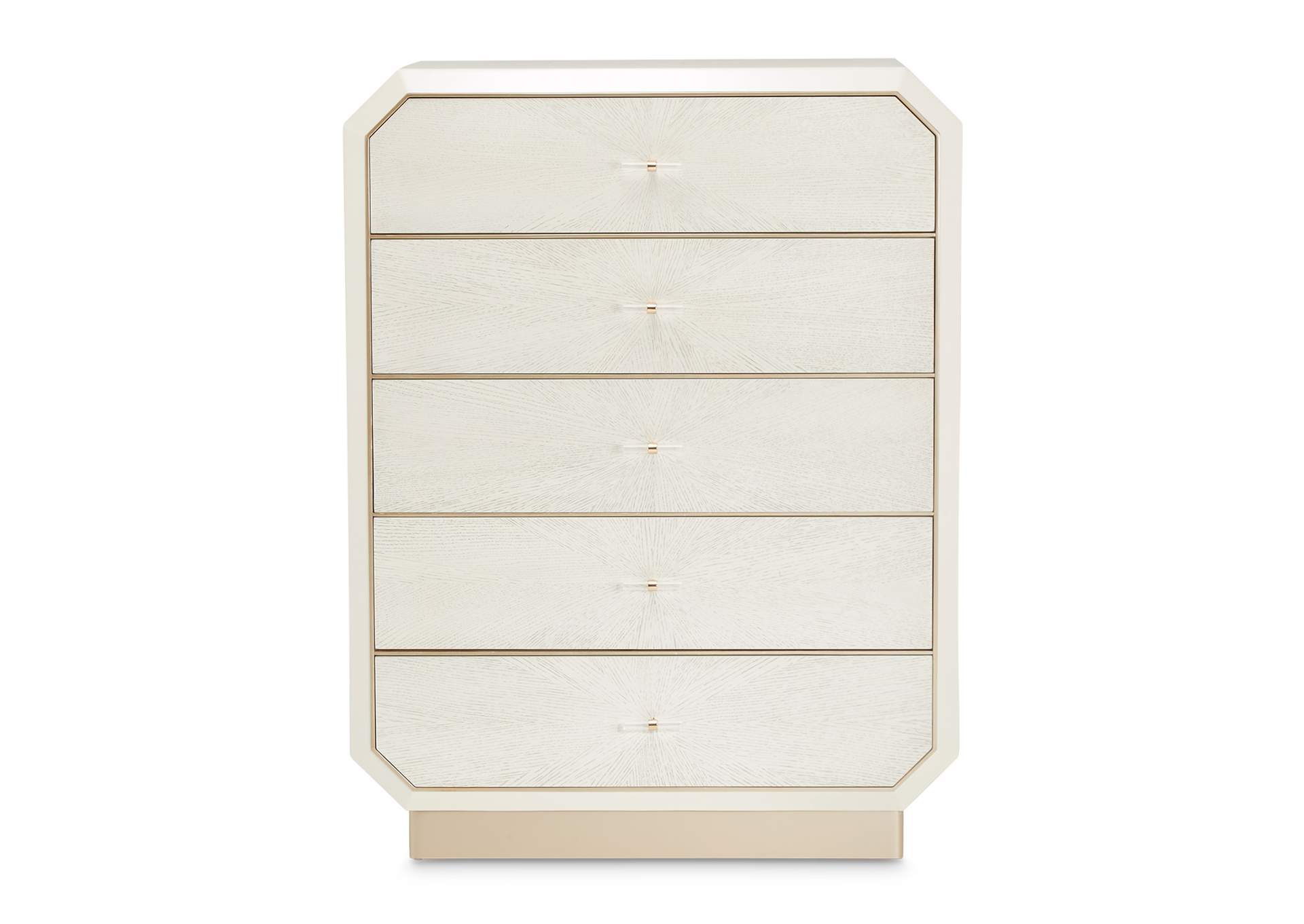 La Rachelle Five-Drawer Chest - Champagne image 3