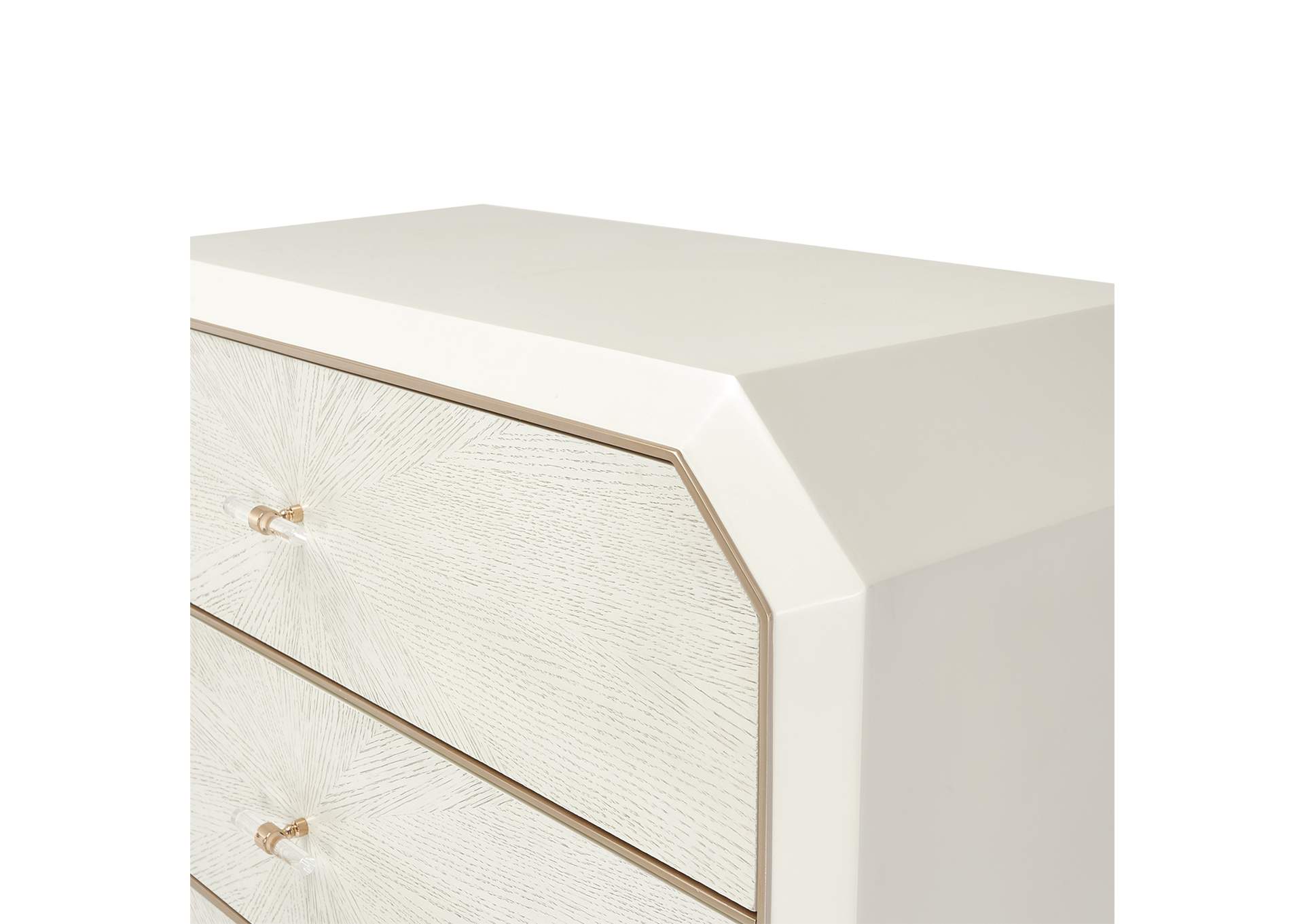La Rachelle Five-Drawer Chest - Champagne image 5
