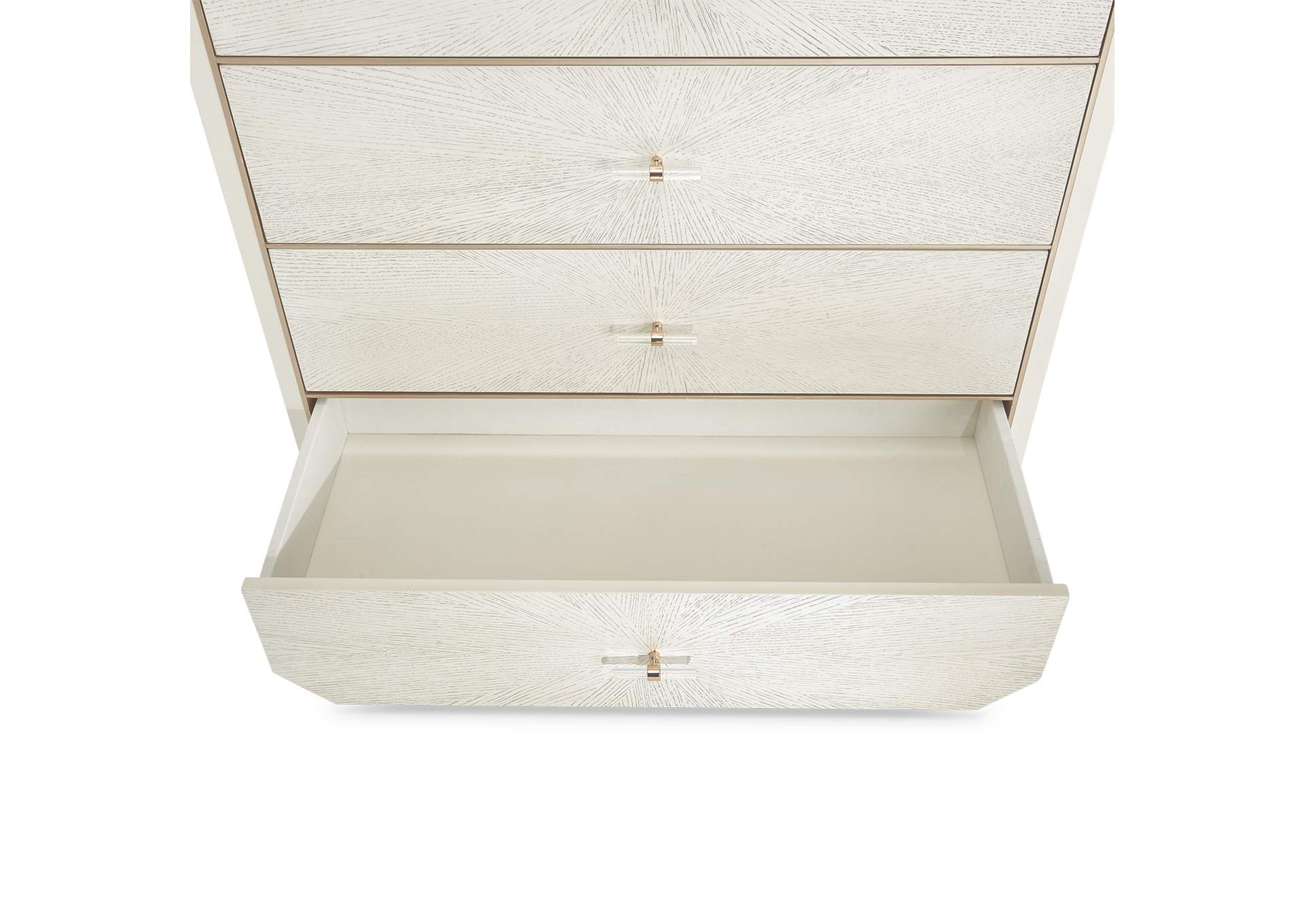 La Rachelle Five-Drawer Chest - Champagne image 7