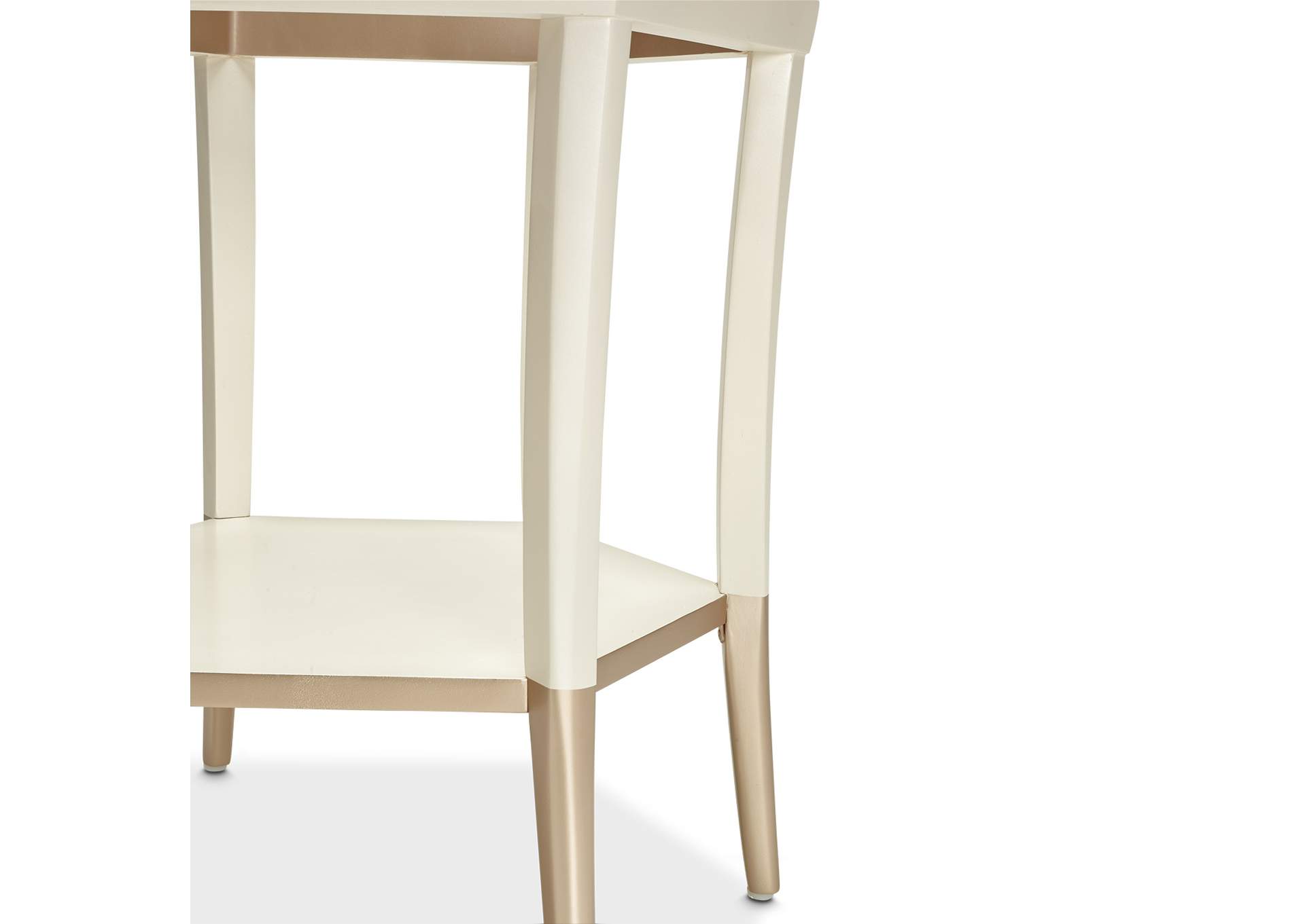 La Rachelle Hexagon Cocktail Table - Champagne image 7