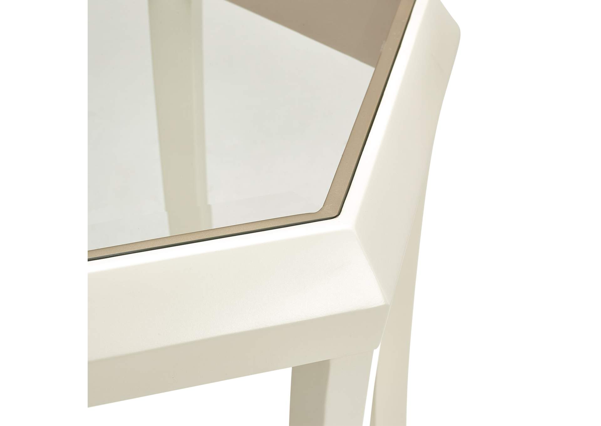 La Rachelle Hexagon Cocktail Table - Champagne image 8