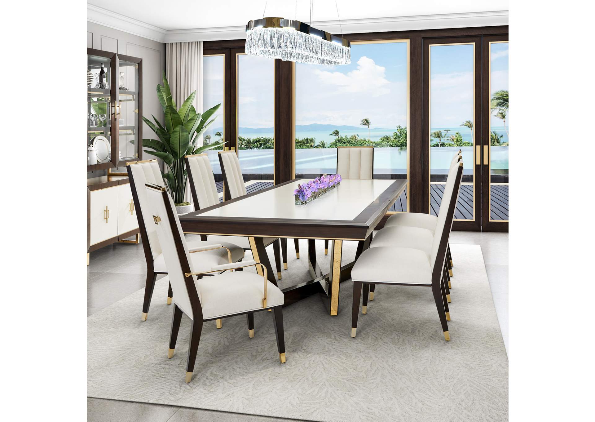 Belmont Place Rectangular Dining Table - Espresso image 11