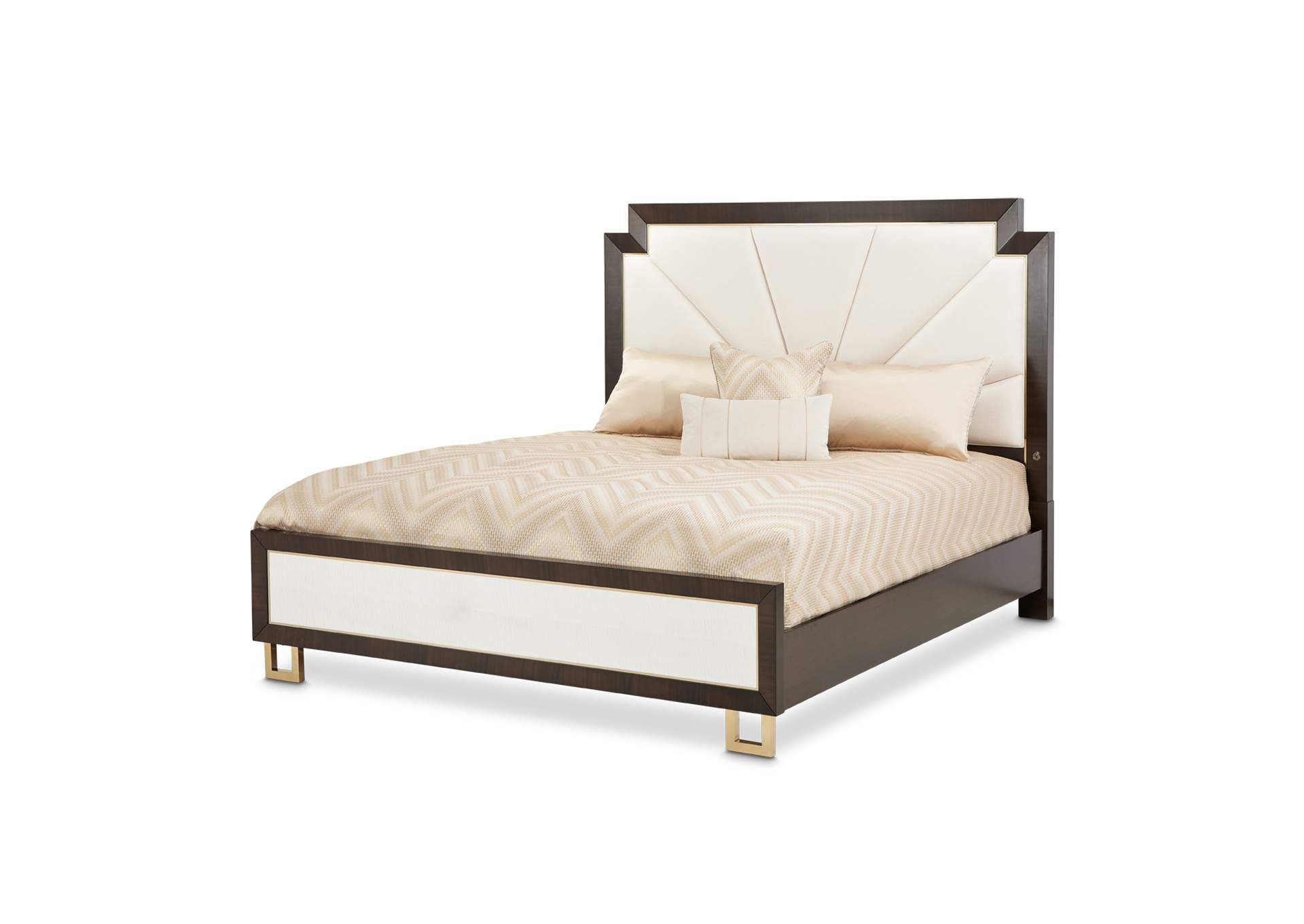 Belmont Place California King Upholstered Bed - Espresso image 1