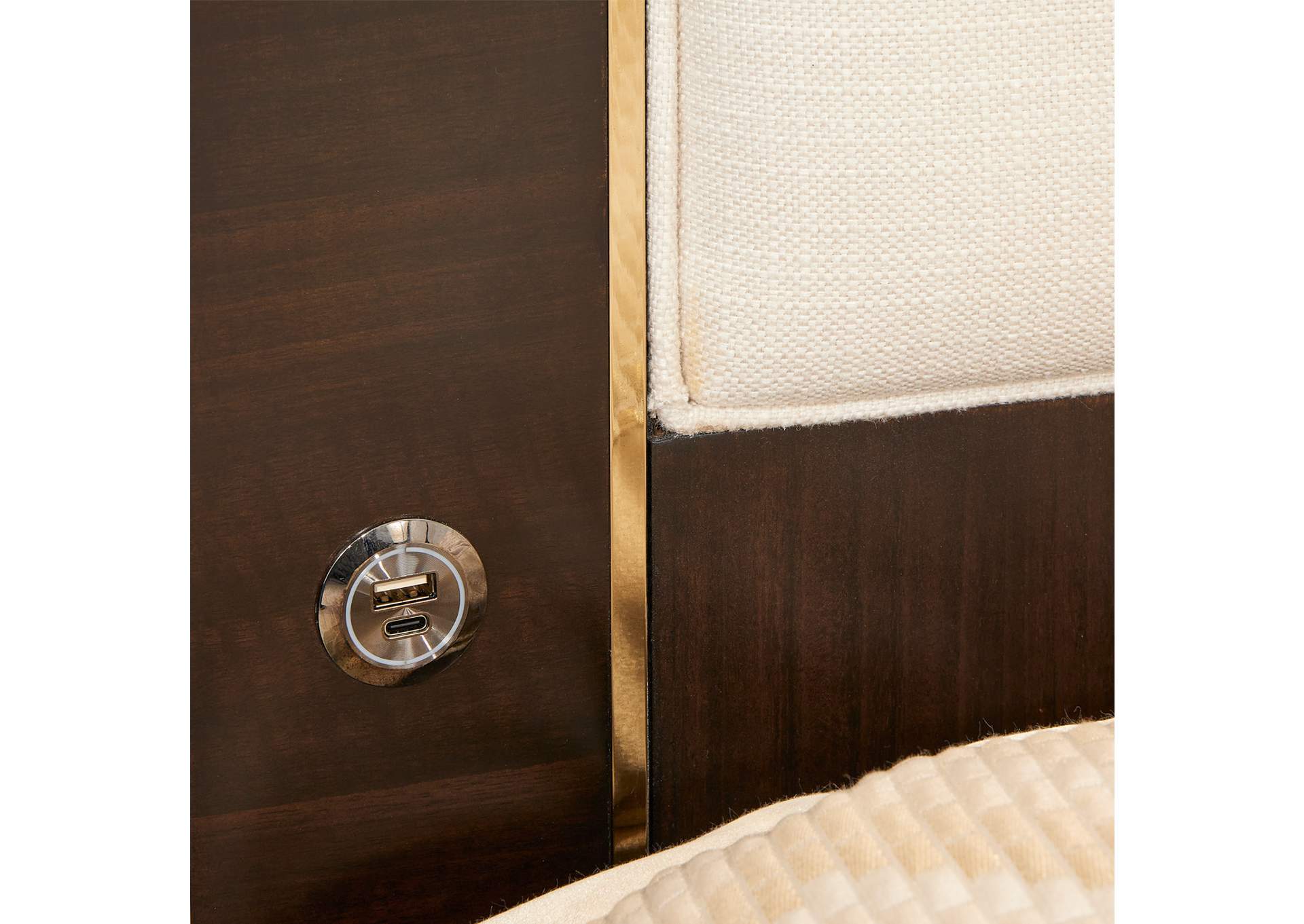 Belmont Place California King Upholstered Bed - Espresso image 10