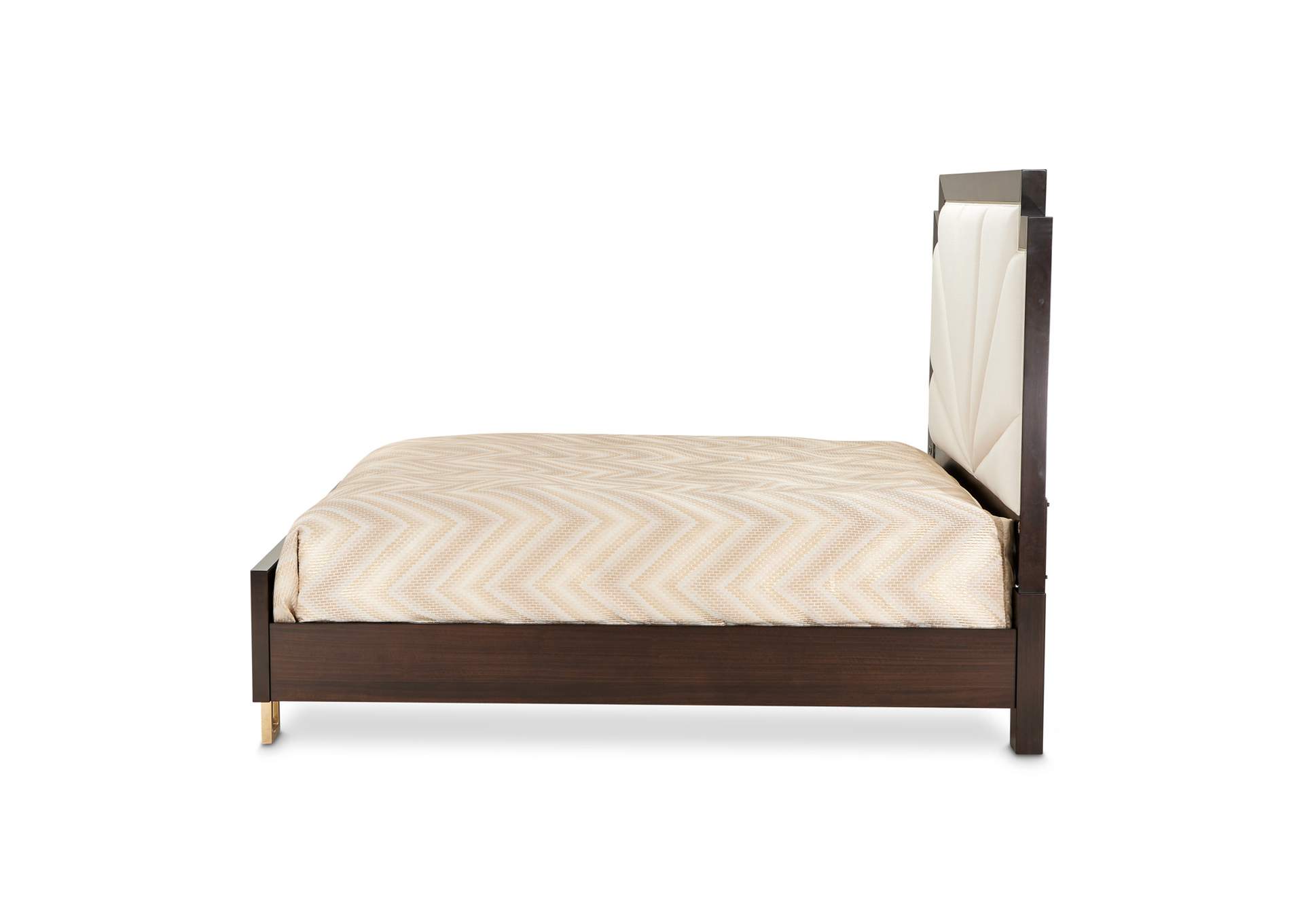 Belmont Place East King Upholstered Bed - Espresso image 4