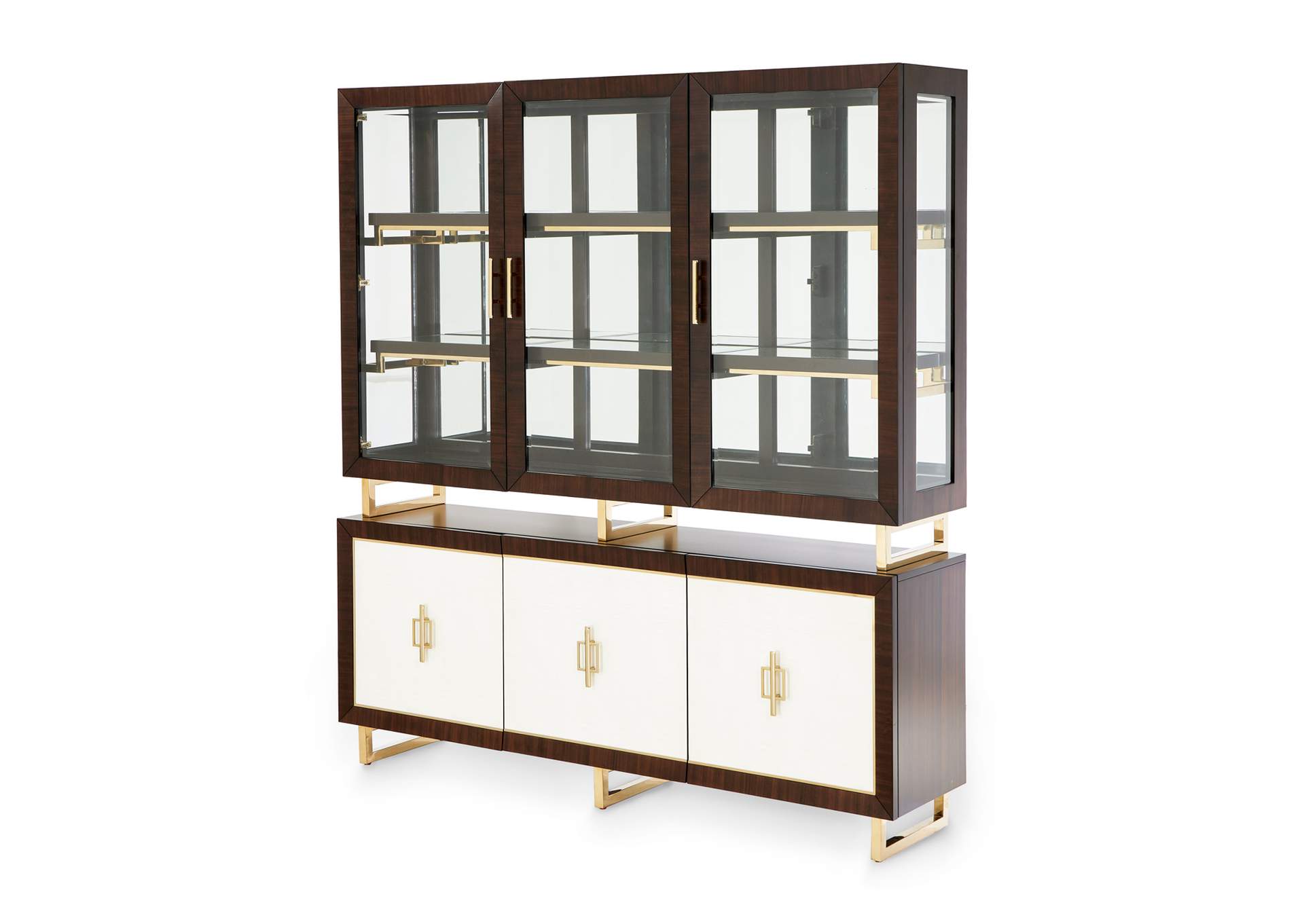 Belmont Place China Cabinet - Espresso image 1