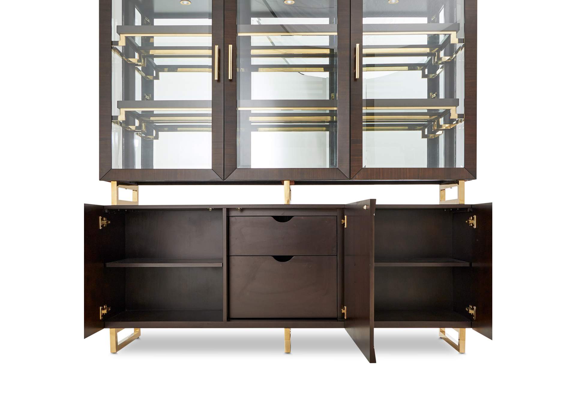 Belmont Place China Cabinet - Espresso image 17