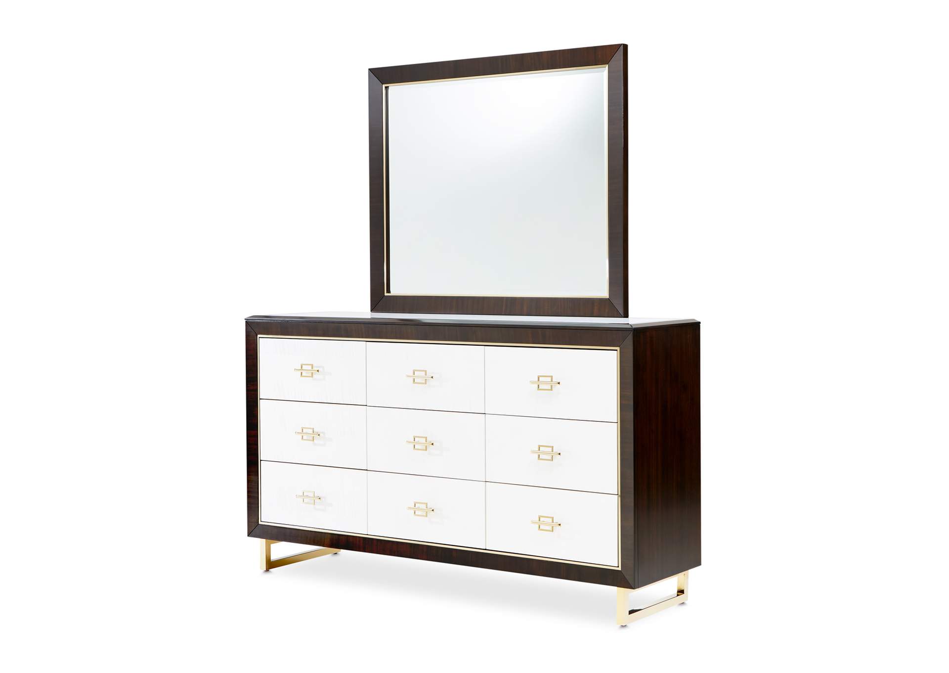 Belmont Place Dresser and Mirror - Espresso image 1