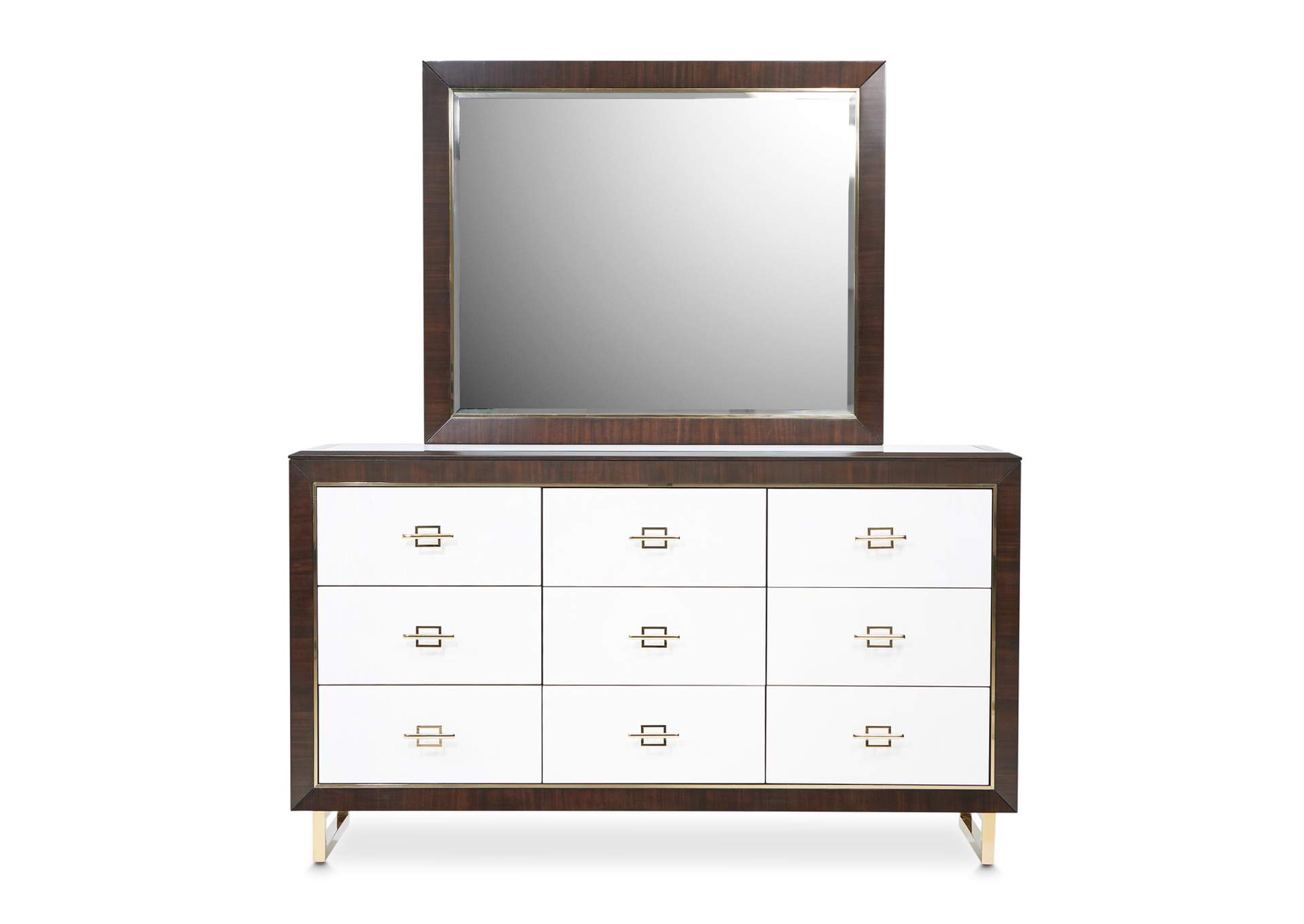 Belmont Place Dresser and Mirror - Espresso image 3