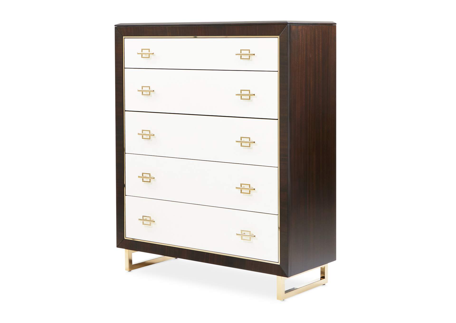 Belmont Place Five-Drawer Chest - Espresso image 1