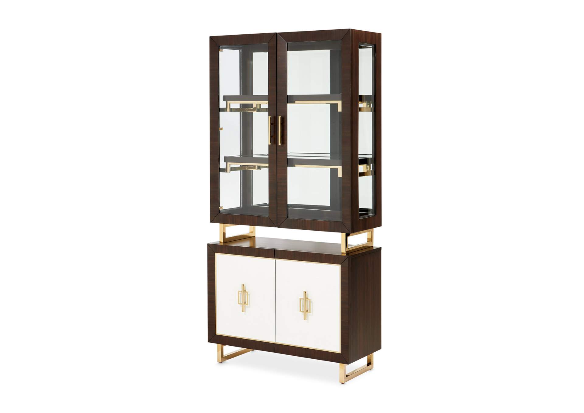 Belmont Place Display Cabinet - Espresso image 1