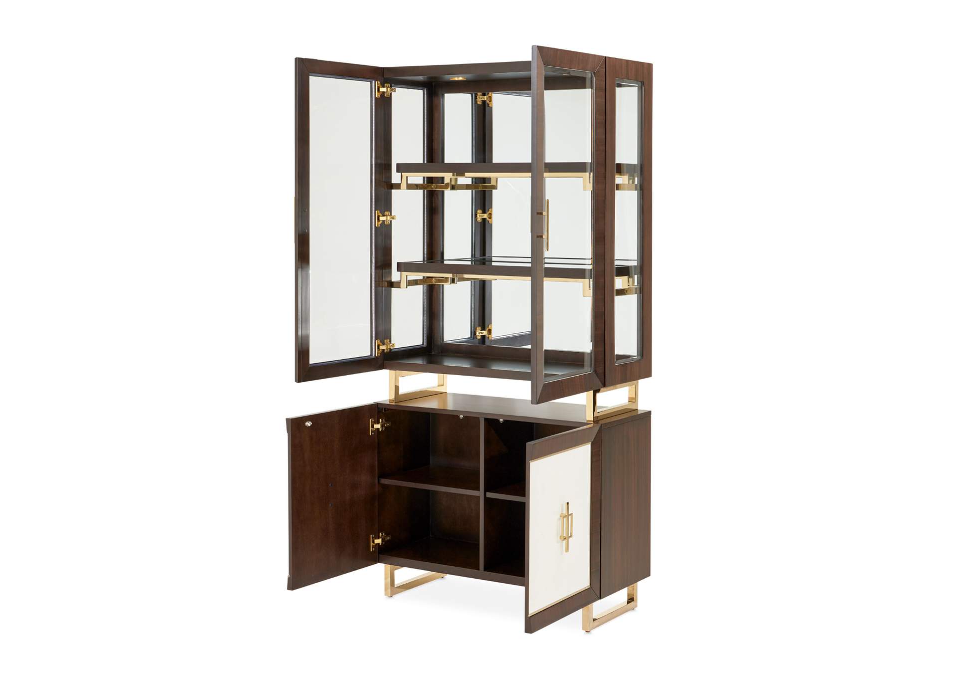 Belmont Place Display Cabinet - Espresso image 3