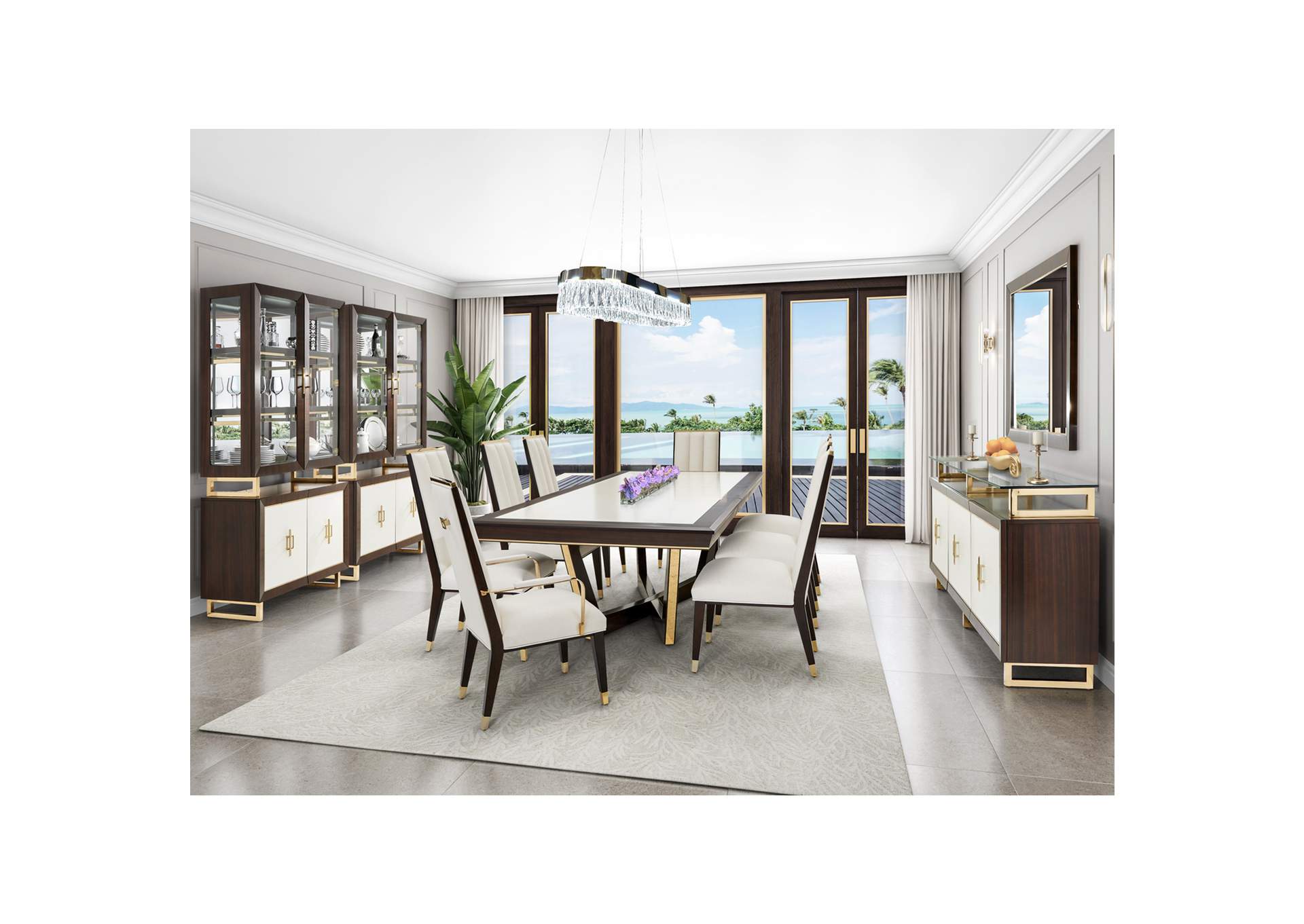 Belmont Place Display Cabinet - Espresso image 16