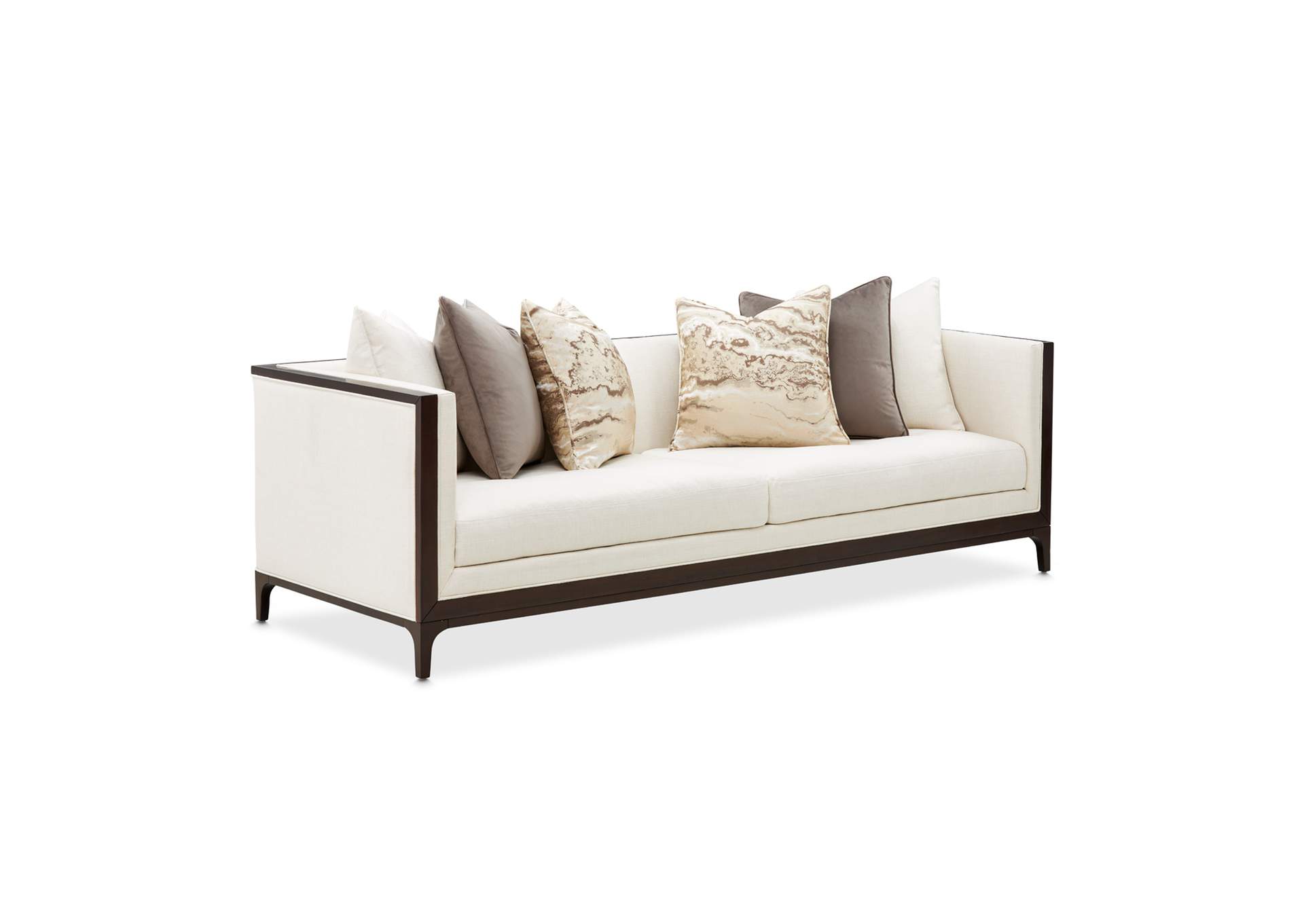 Belmont Place Sofa - Cream and Espresso image 25
