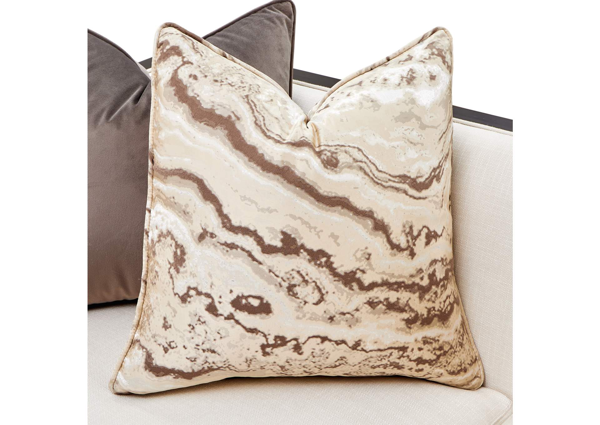 Belmont Place Loveseat - Cream and Espresso image 11