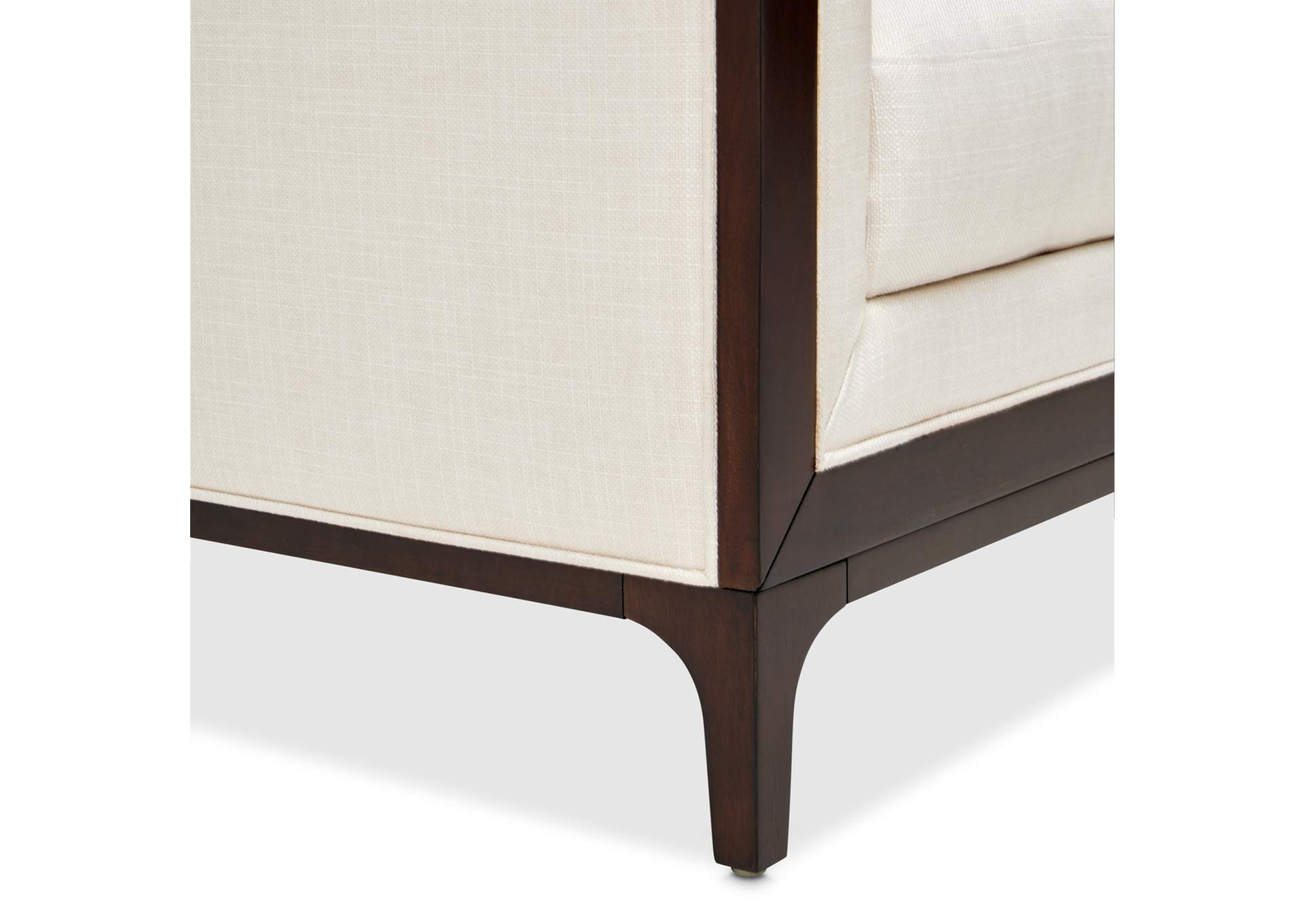 Belmont Place Loveseat - Cream and Espresso image 6