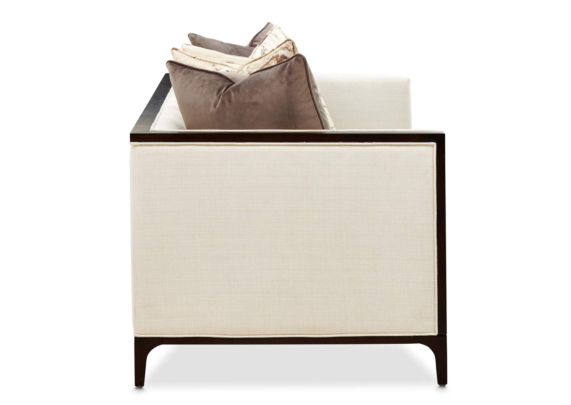 Belmont Place Loveseat - Cream and Espresso image 20