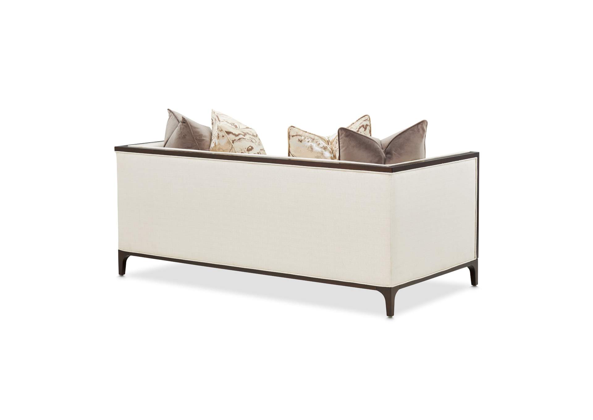 Belmont Place Loveseat - Cream and Espresso image 19
