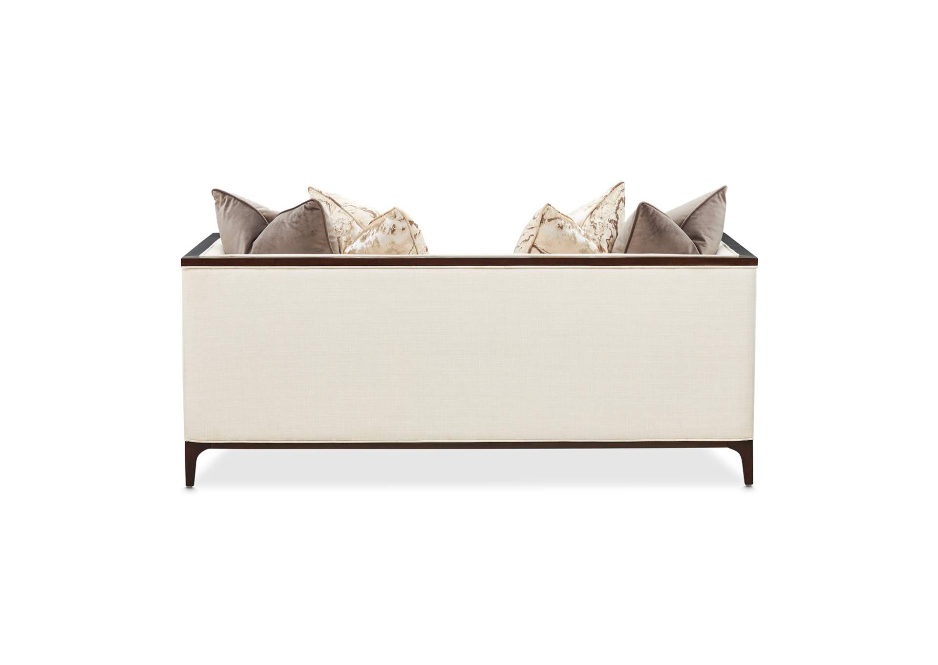 Belmont Place Loveseat - Cream and Espresso image 18