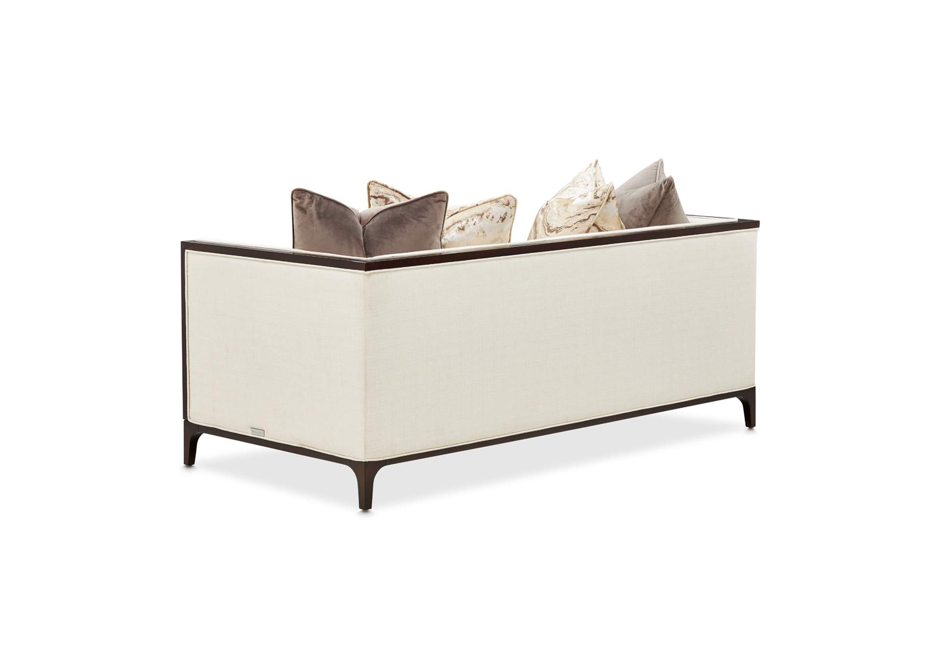 Belmont Place Loveseat - Cream and Espresso image 17