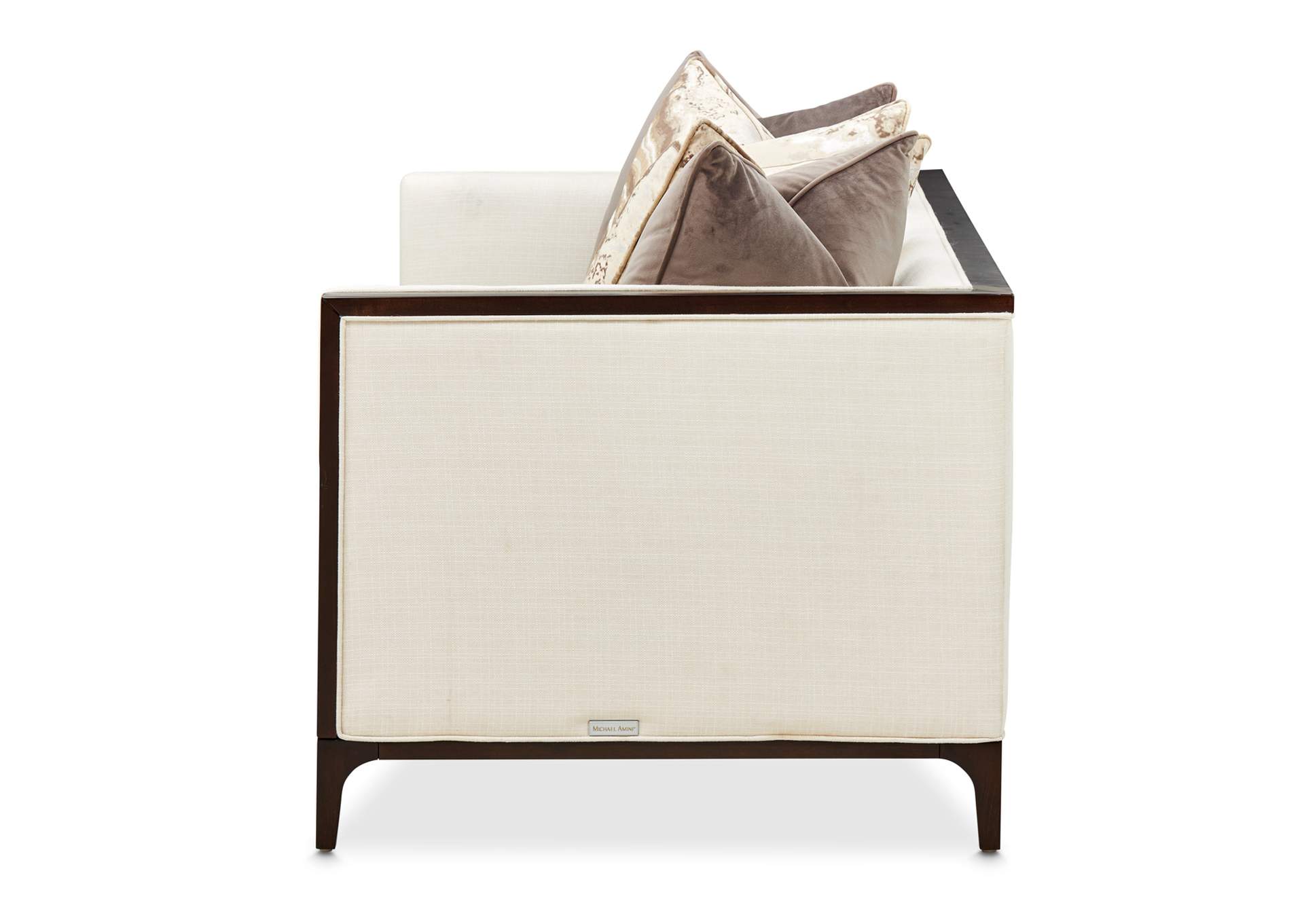Belmont Place Loveseat - Cream and Espresso image 16