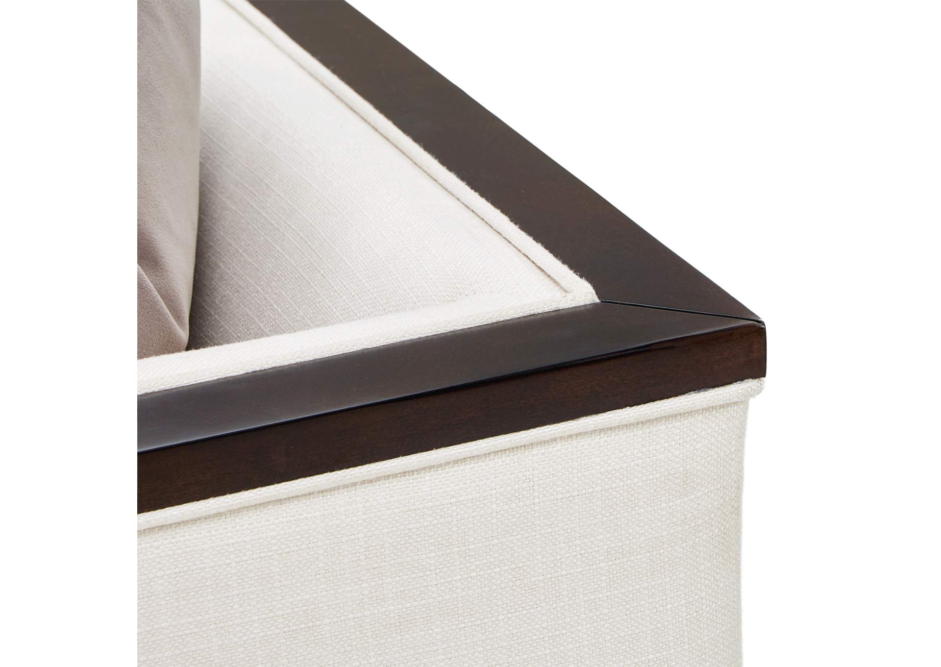Belmont Place Loveseat - Cream and Espresso image 15