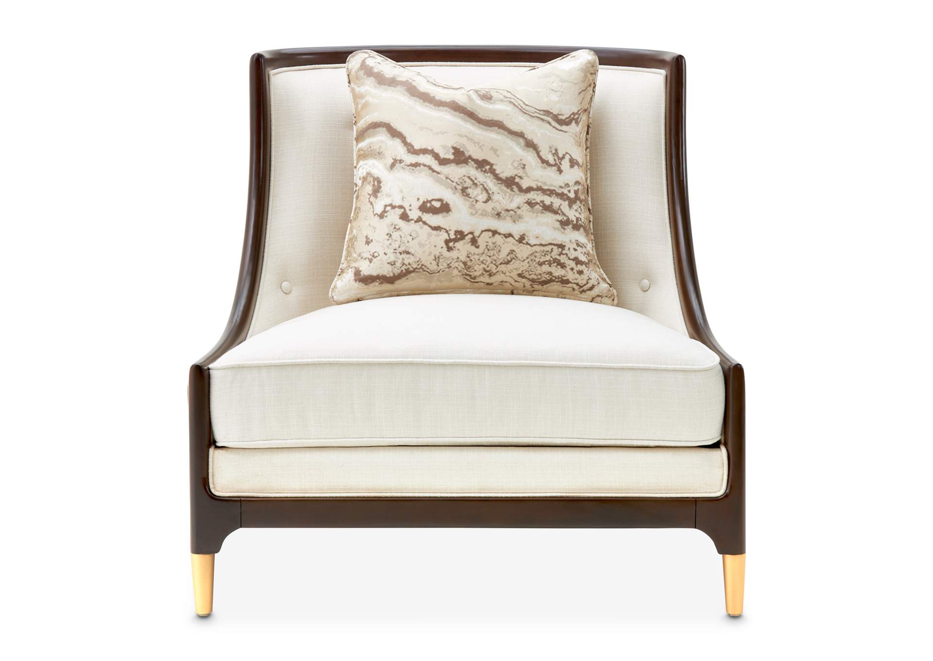 Belmont Place Accent Chair - Cream and Espresso image 19