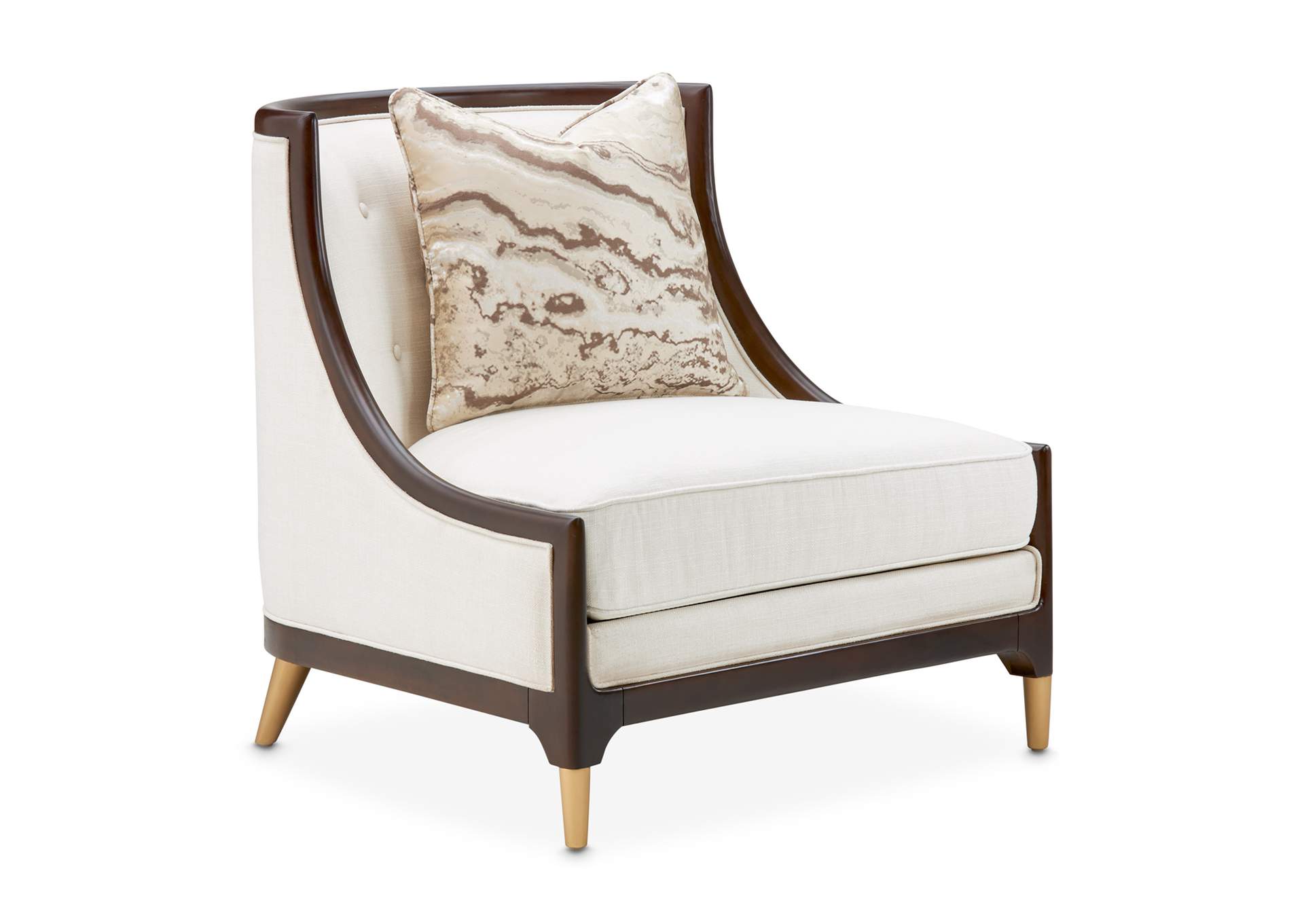 Belmont Place Accent Chair - Cream and Espresso image 18
