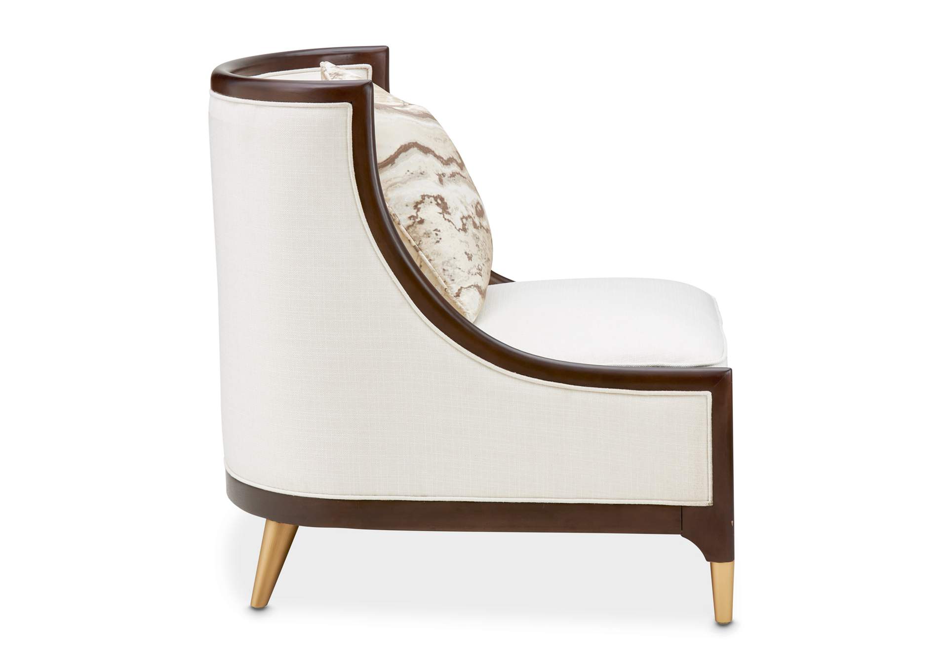 Belmont Place Accent Chair - Cream and Espresso image 17