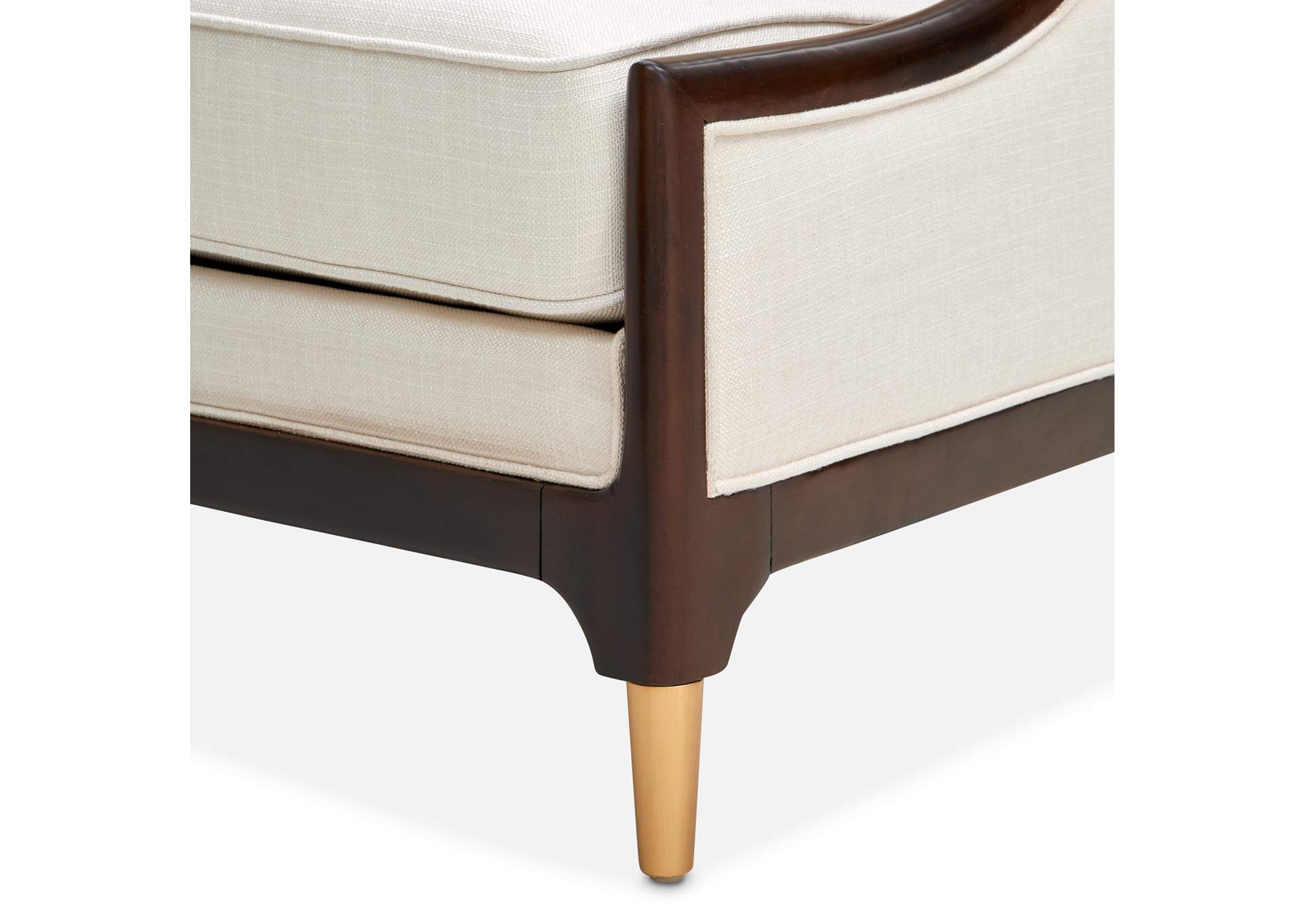 Belmont Place Accent Chair - Cream and Espresso image 3