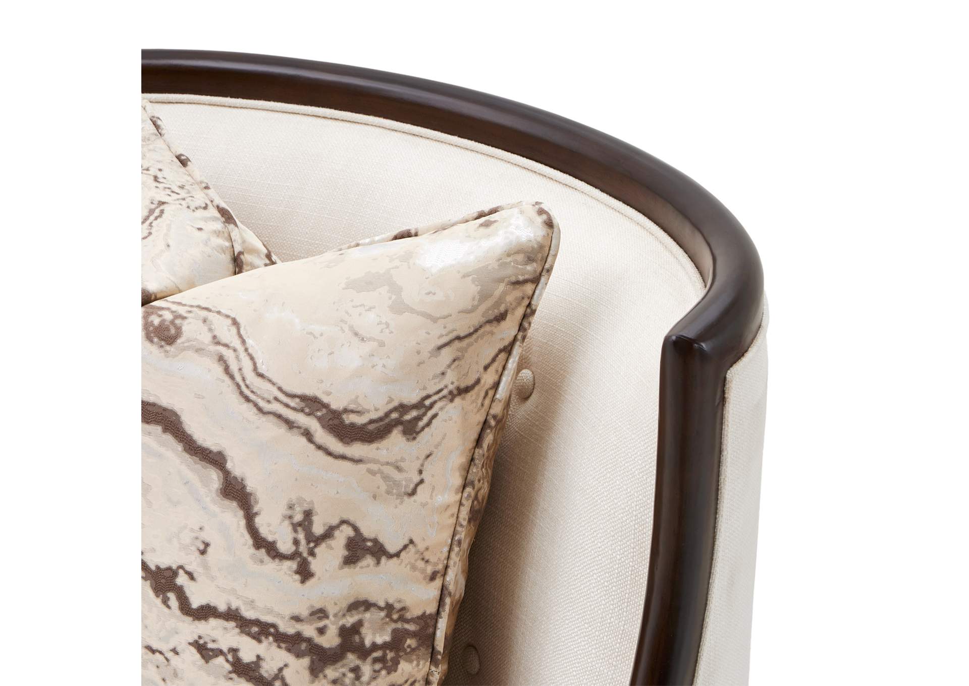 Belmont Place Accent Chair - Cream and Espresso image 11