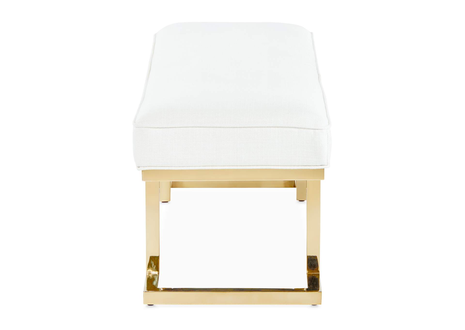 Belmont Place Bed Bench - Bright Gold image 4