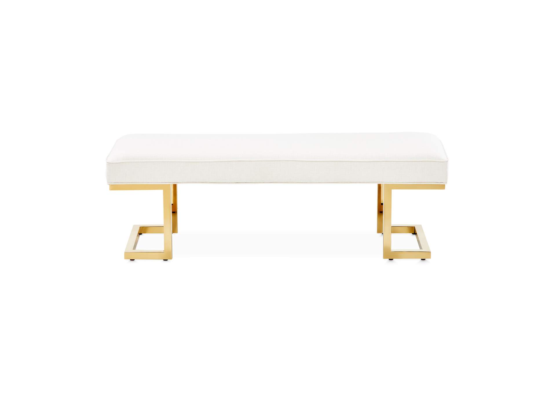Belmont Place Bed Bench - Bright Gold image 10