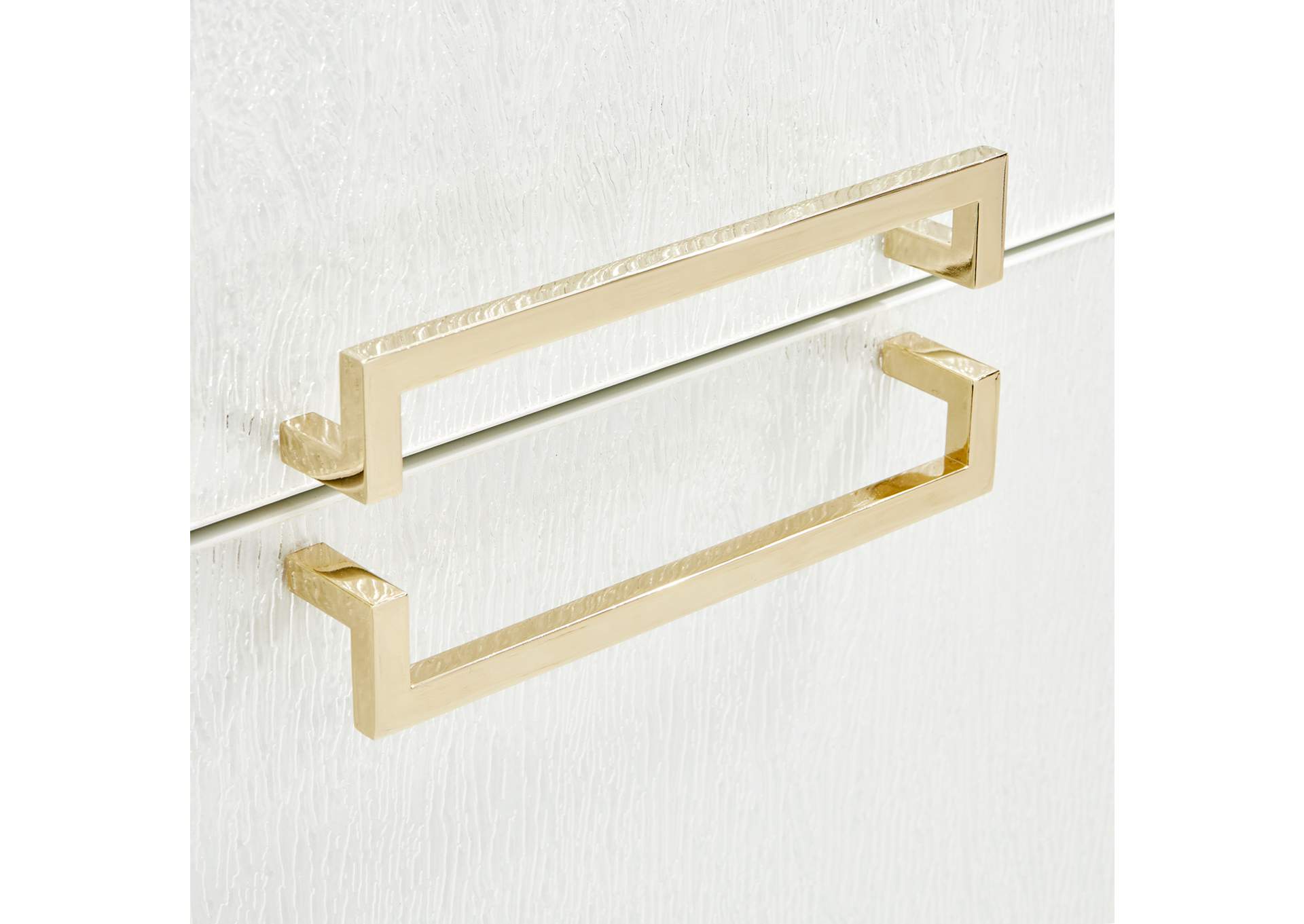 Palm Gate Nightstand - Cloud White image 7