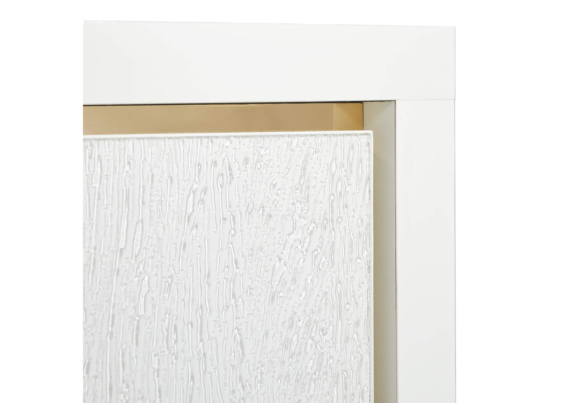 Palm Gate Nightstand - Cloud White image 8