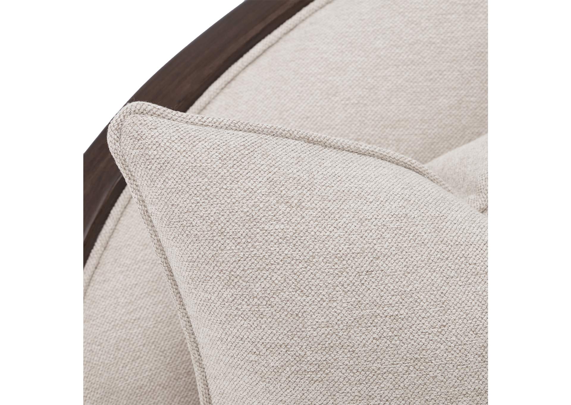 Camellia Field 3-Piece Chenille Sofa - Linen and Warm Pecan image 10