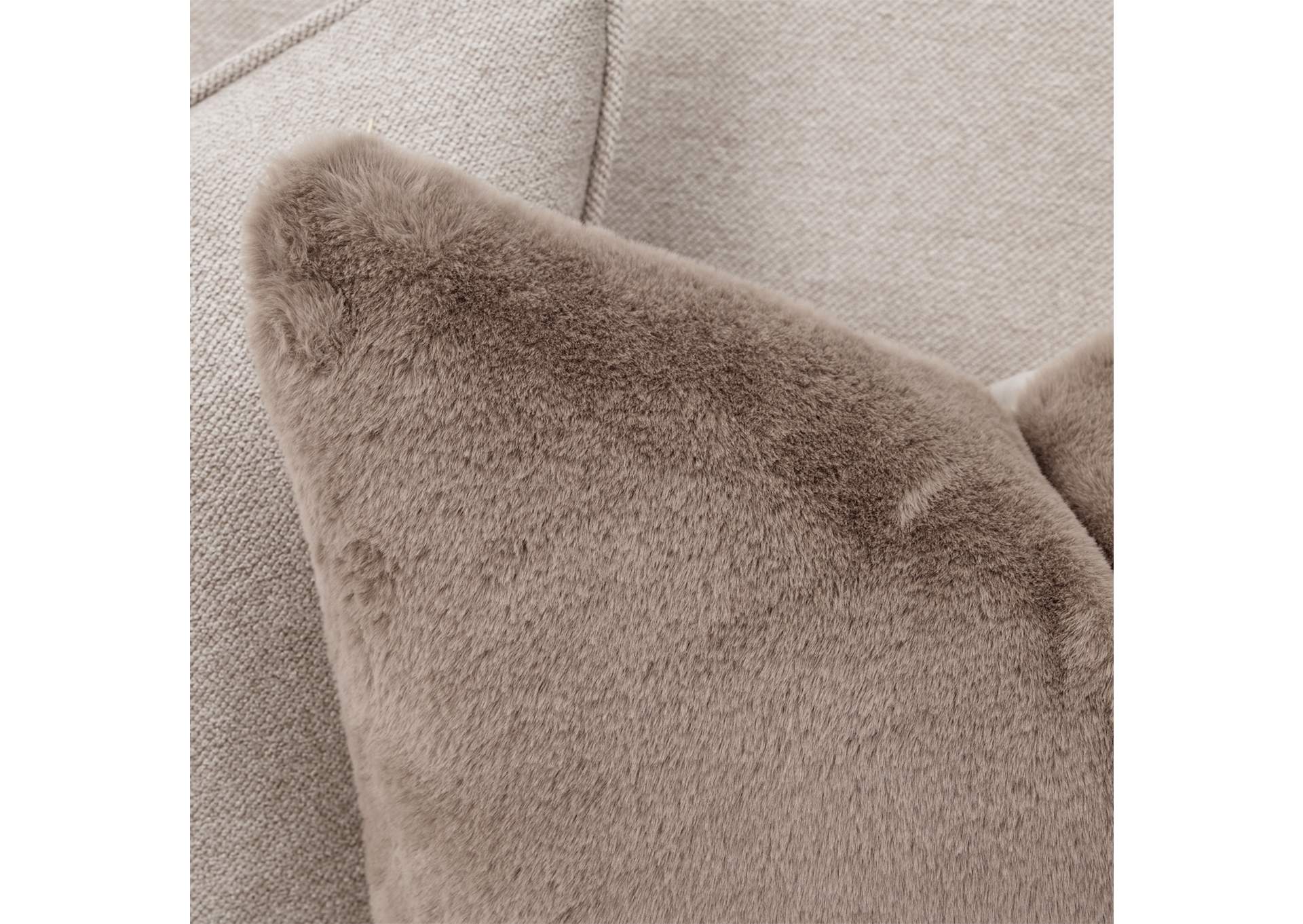 Camellia Field 3-Piece Chenille Sofa - Linen and Warm Pecan image 11