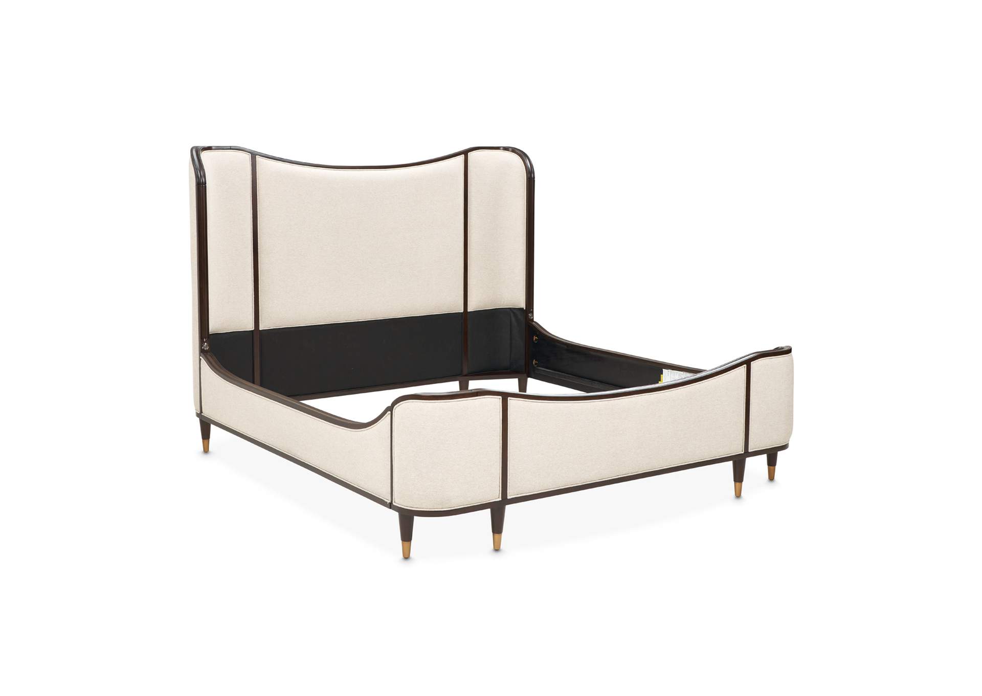 Camellia Field Queen Upholstered Bed - Warm Pecan image 16