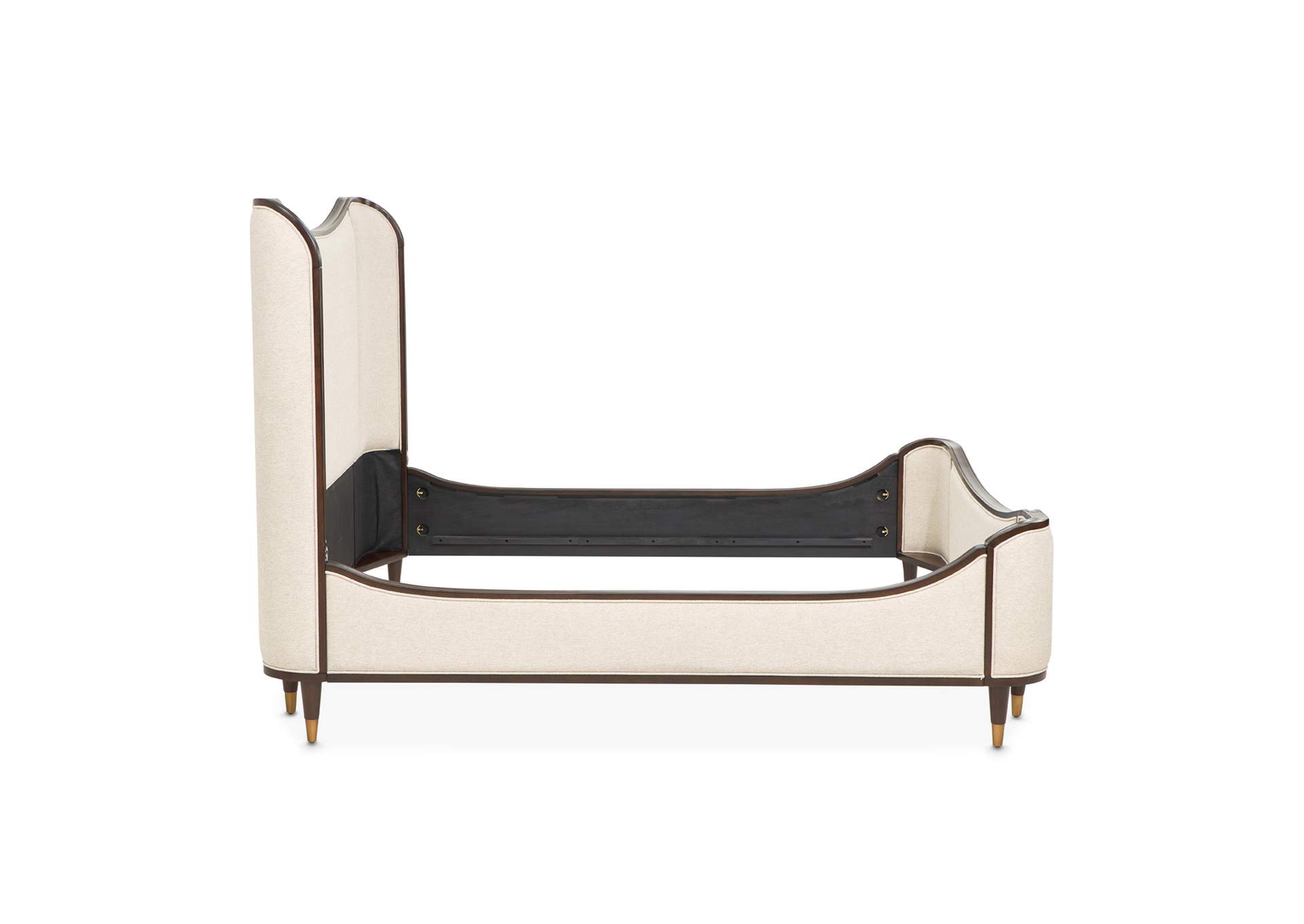 Camellia Field Queen Upholstered Bed - Warm Pecan image 15