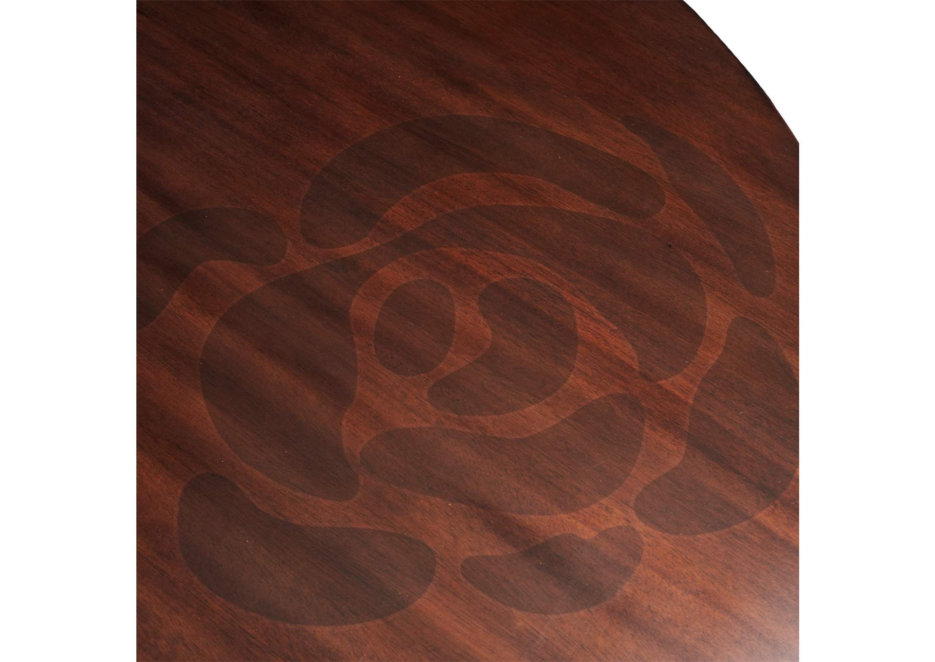 Camellia Field Round Dining Table - Warm Pecan image 7