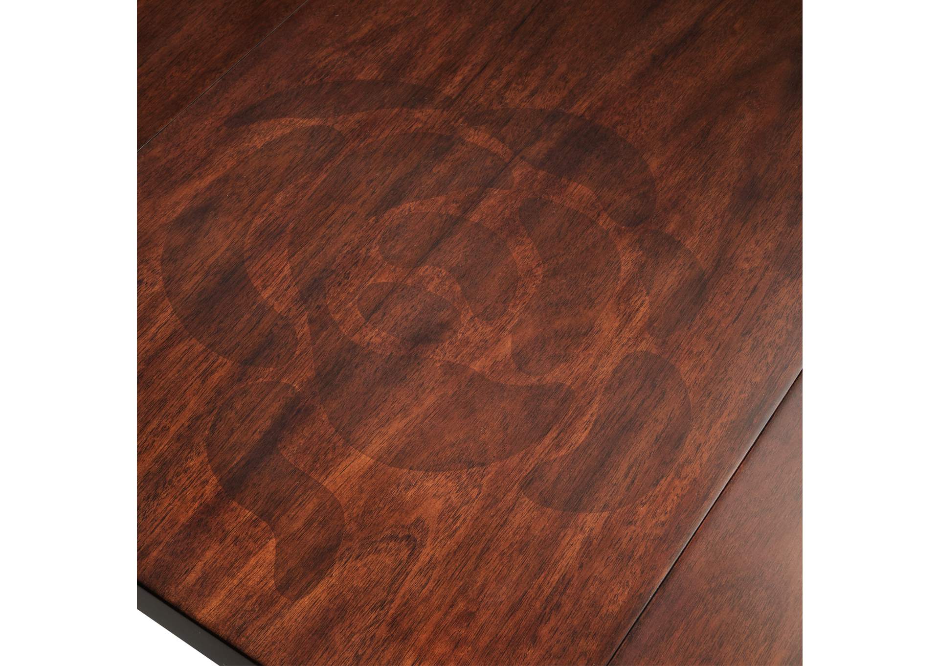 Camellia Field Rectangular Pedestal Dining Table - Warm Pecan image 8