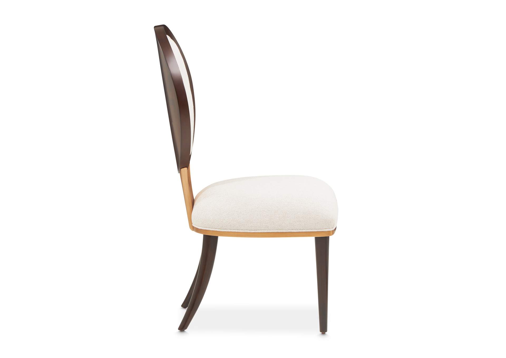Camellia Field Dining Side Chair - Linen and Warm Pecan image 18