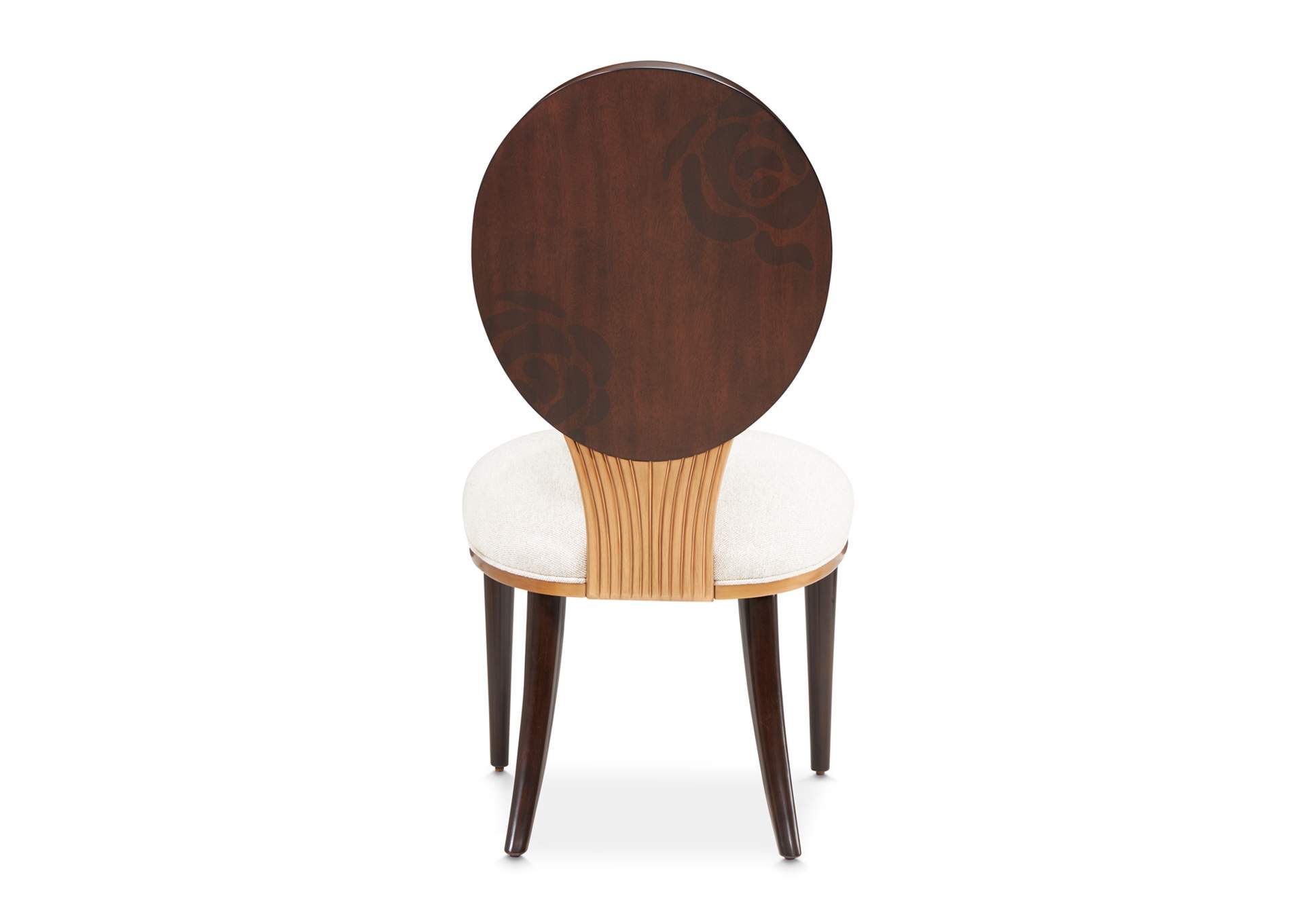 Camellia Field Dining Side Chair - Linen and Warm Pecan image 16