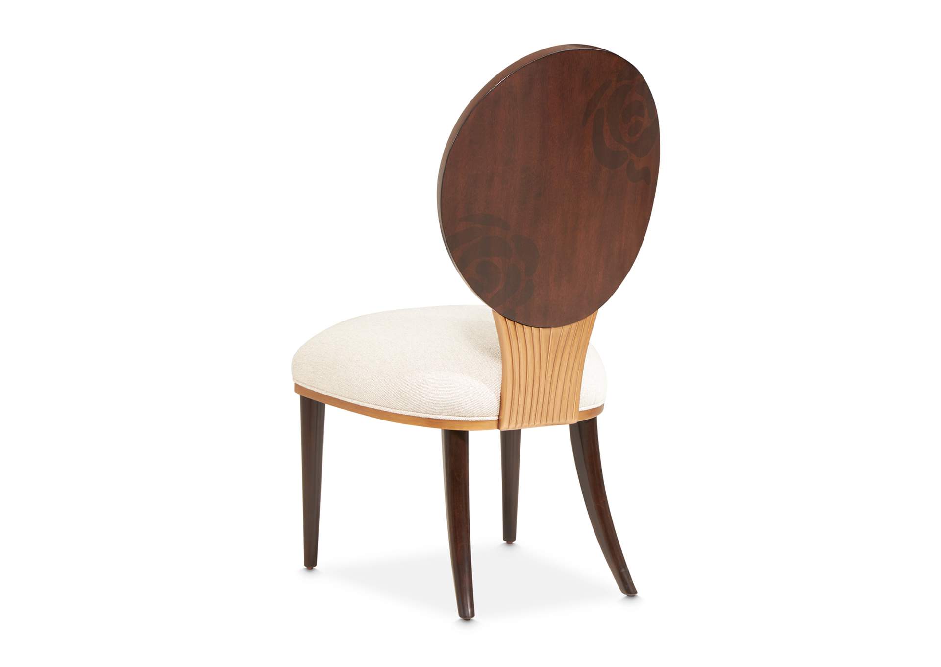 Camellia Field Dining Side Chair - Linen and Warm Pecan image 15