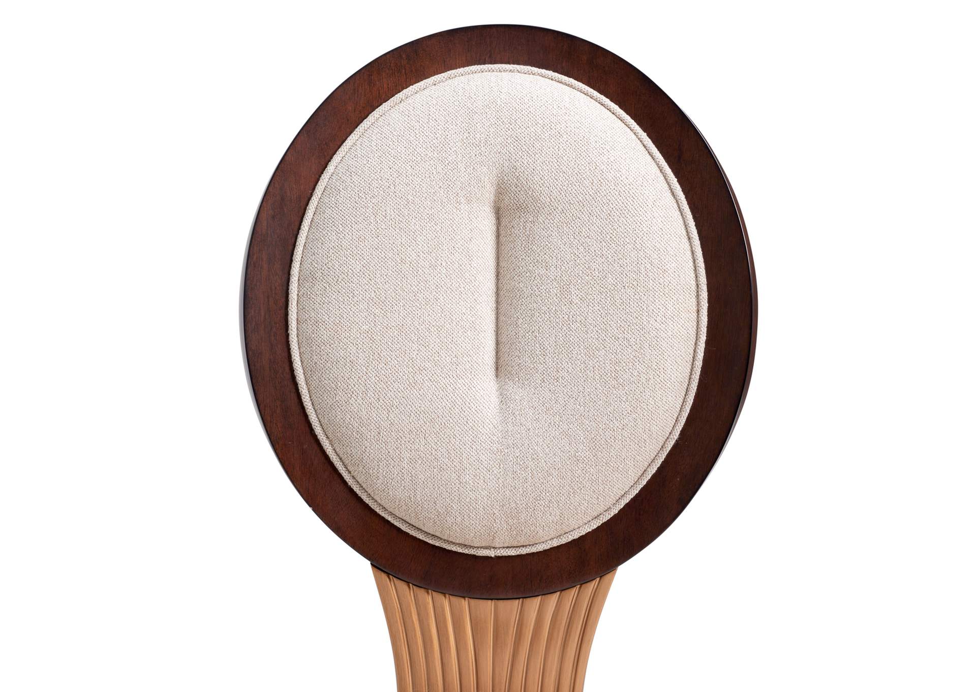 Camellia Field Dining Side Chair - Linen and Warm Pecan image 13