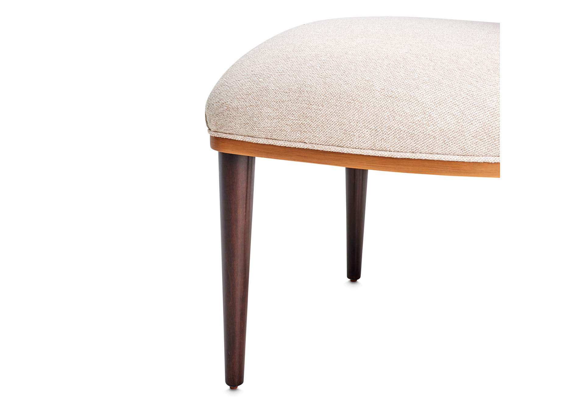 Camellia Field Dining Side Chair - Linen and Warm Pecan image 12